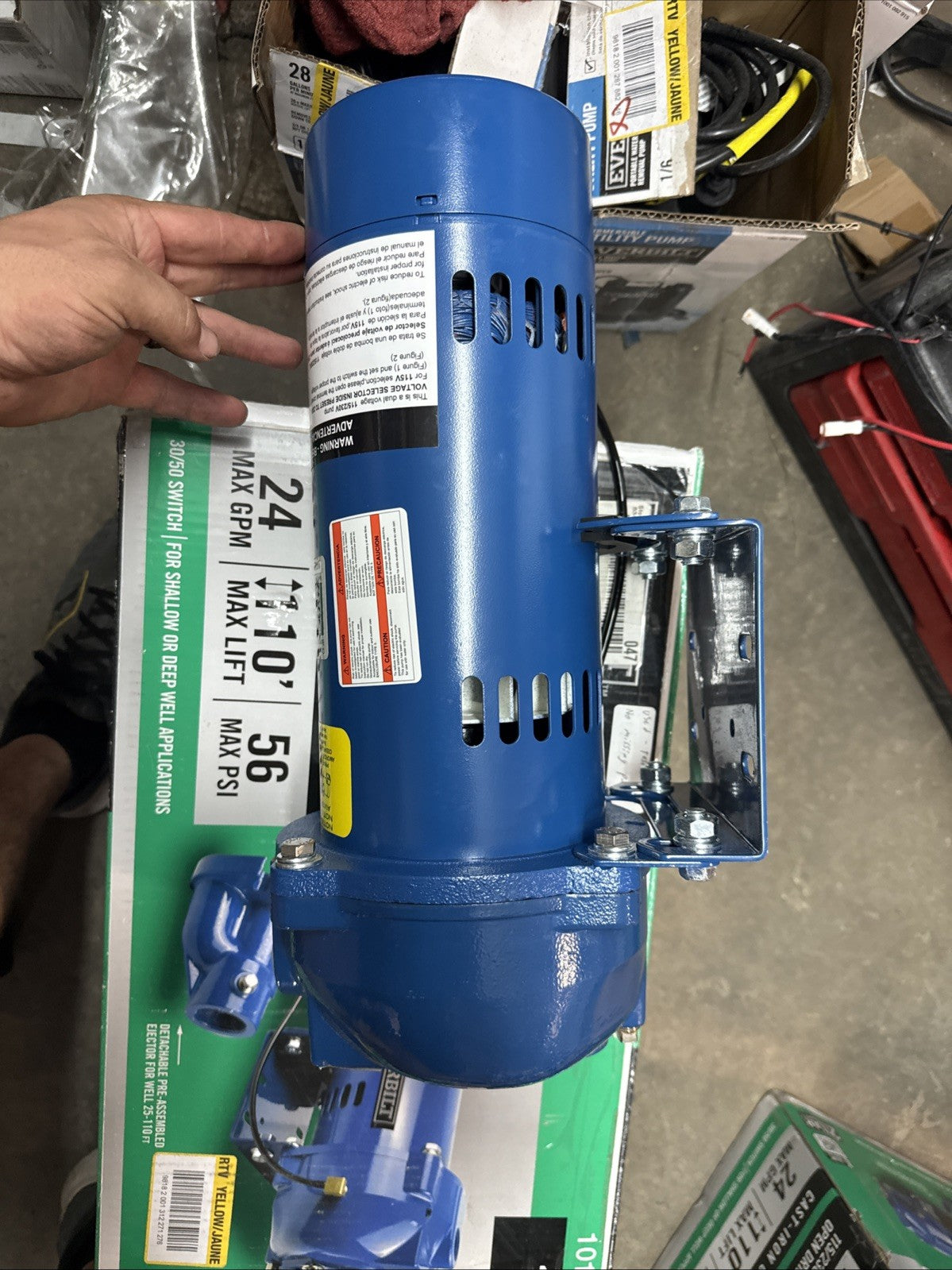 Everbilt 1 HP Professional Convertible Jet Pump *for Parts* Read Description**