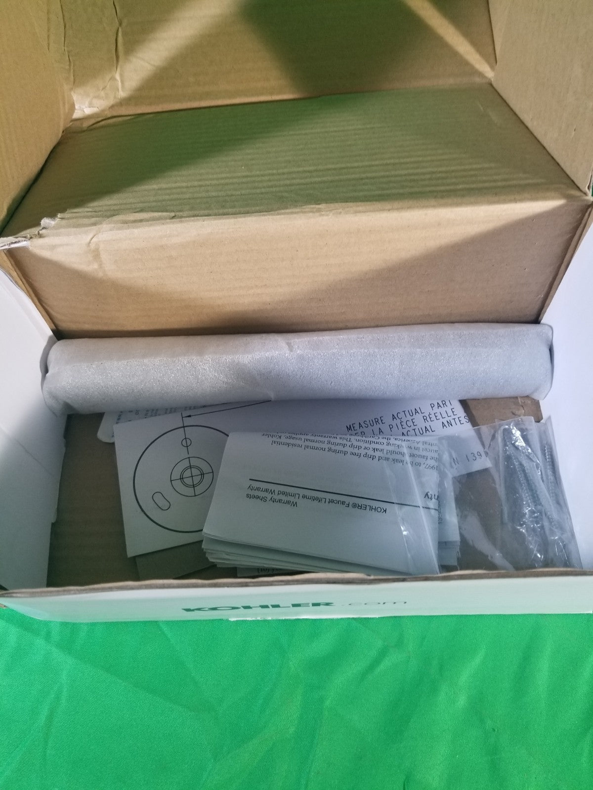 Kohler 26503-CP Eclectic 12" Grab Bar - Polished Chrome - 300lb Load Capacity