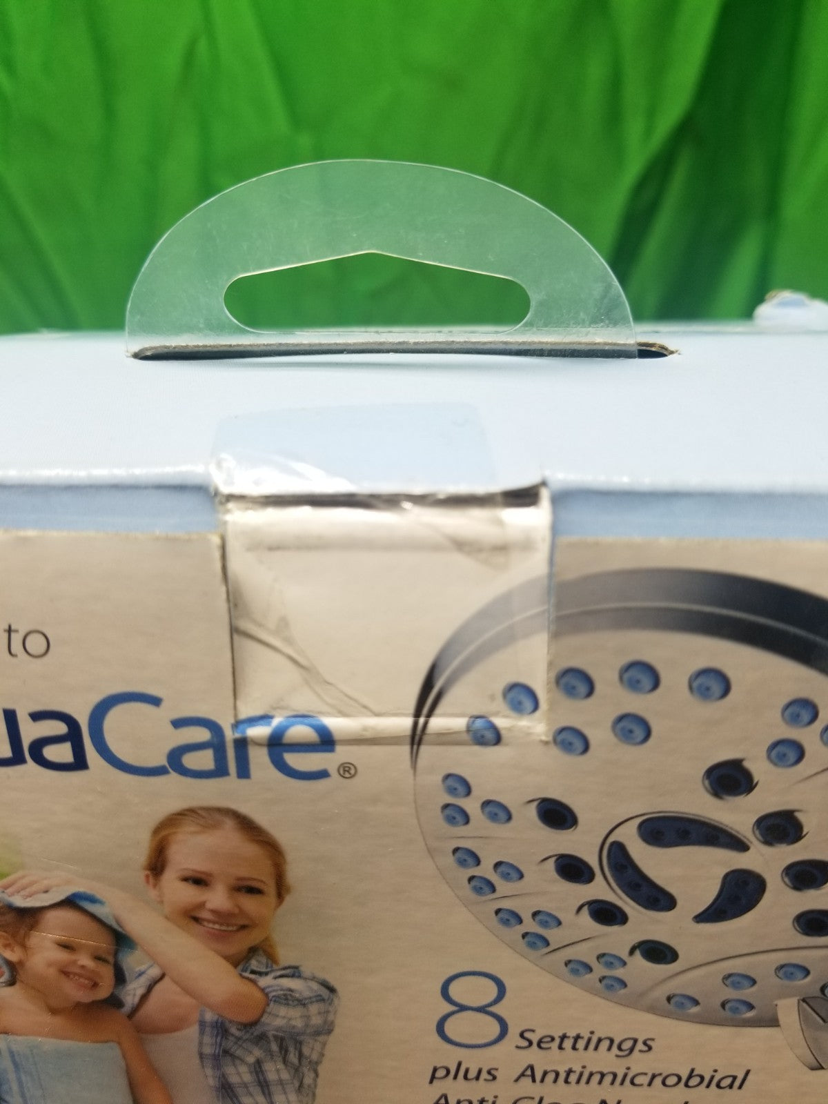 8-Spray Patterns 2.5 GPM 4.5 in. Wall Mounted Dual Shower Head New Rough Box