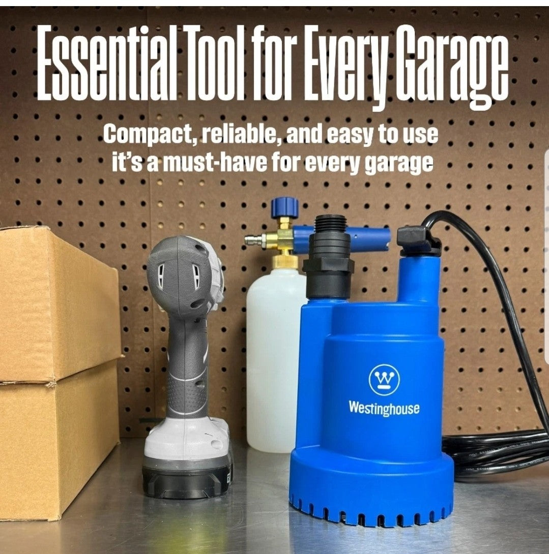 Westinghouse 1/4 HP 25 GPM (1") Thermoplastic Submersible Utility Pump