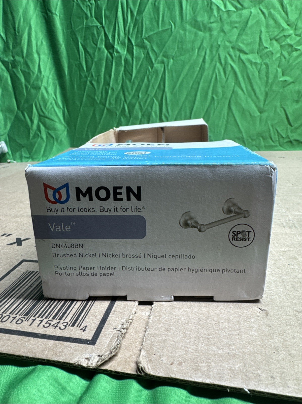 Moen DN4408BN Vale Pivoting Toilet Paper Holder in Brushed Nickel