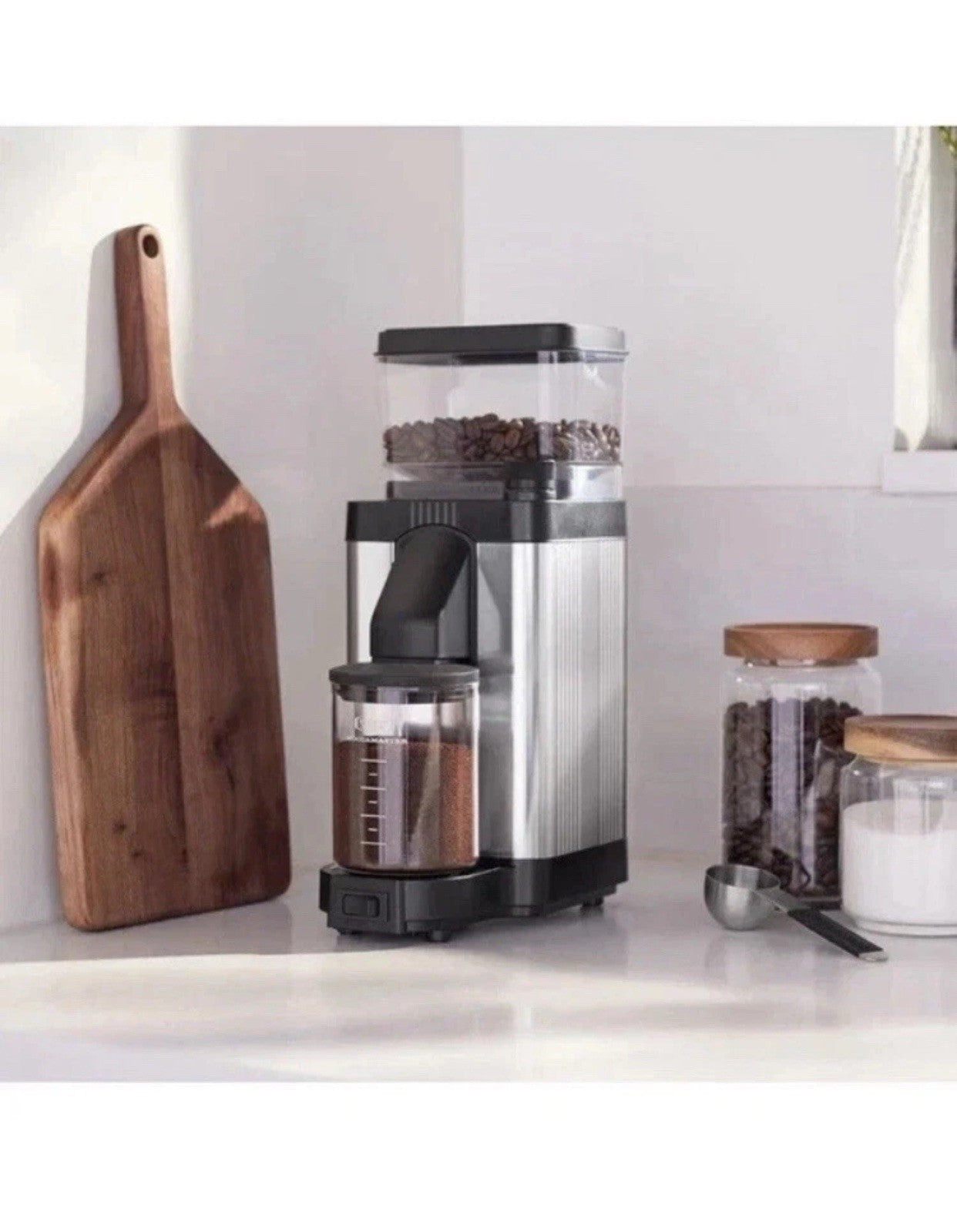 Technivorm Moccamaster KM5 Burr Coffee Grinder - Polished Silver