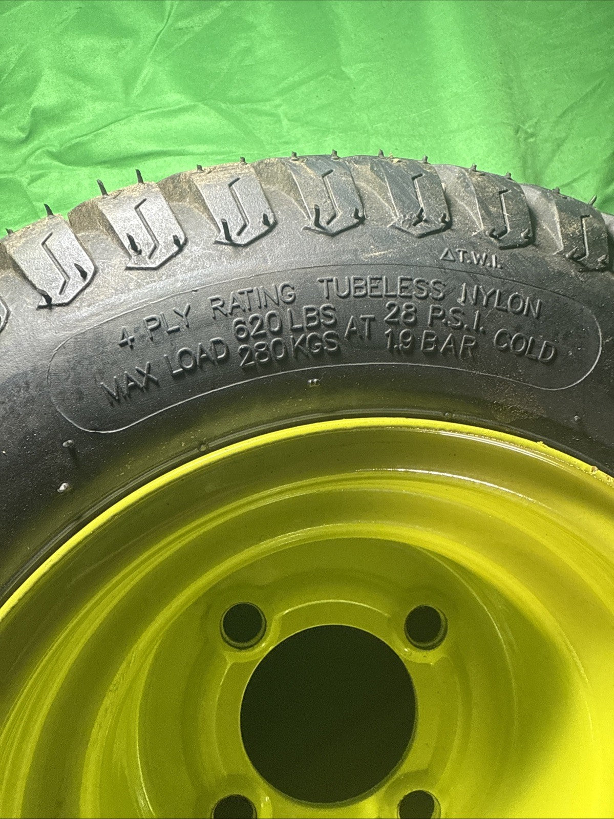 Rear Wheel And Tire For Ryobi Z30Li 80V  Zero Turn Lawn Mower NEW