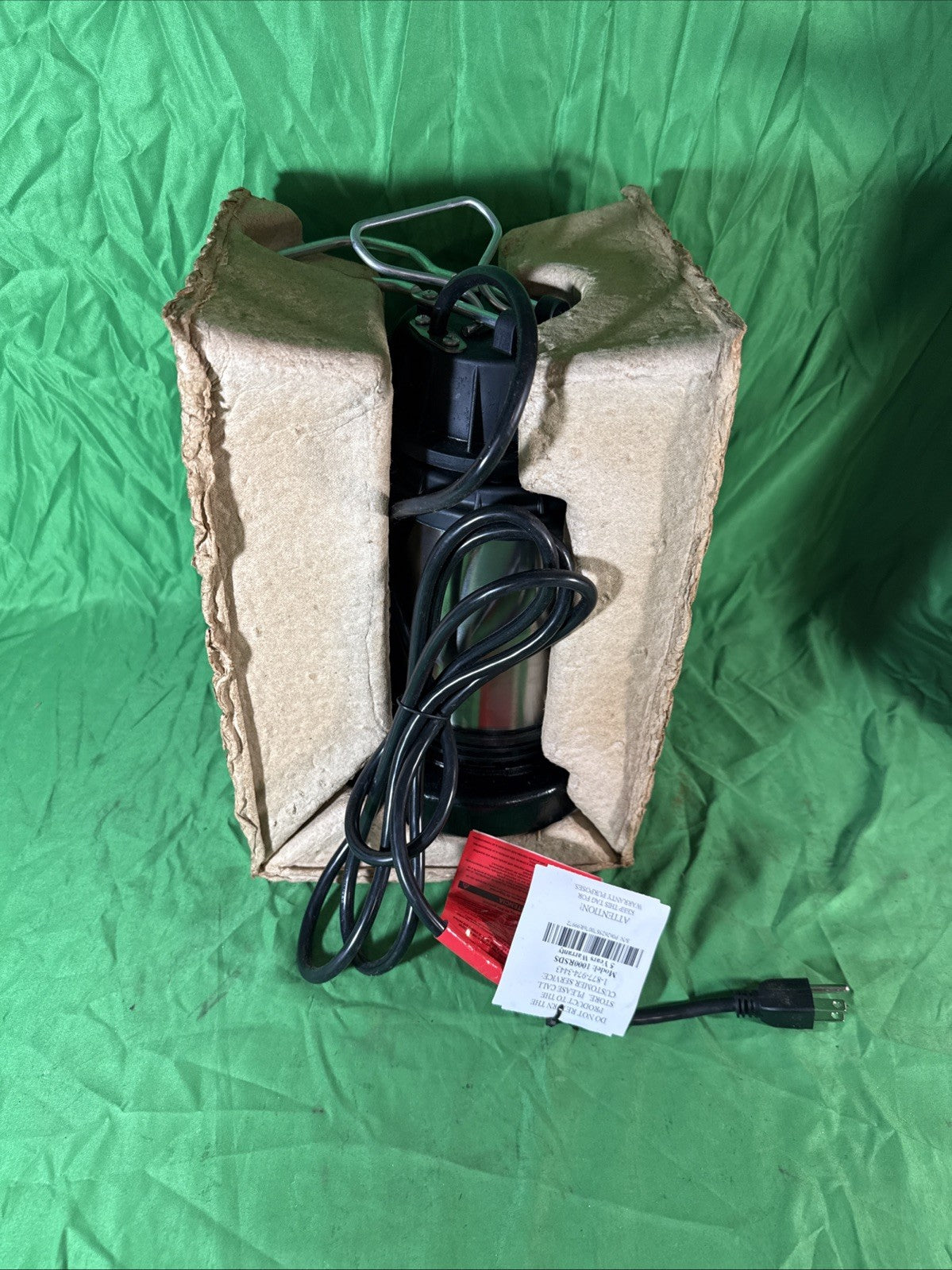 New RIDGID 1 HP Stainless Steel Dual Suction Sump Pump NEW OPEN BOX