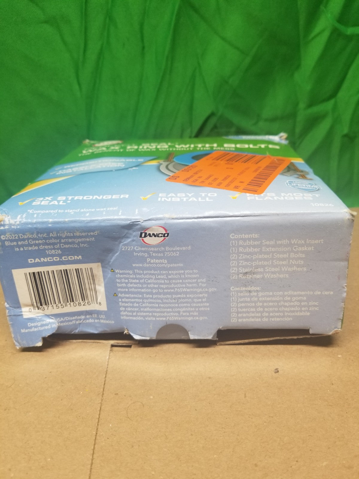 7pc Perfect Seal Toilet WaxRing Fits All Bolts Rubber Gaskets Toilet Install Kit