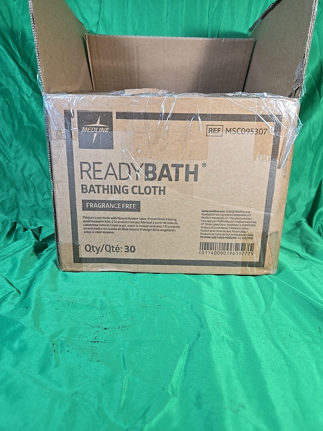 Lot of 30 NEW Medline ReadyBath Bathing Cloth 30 Each Hypoallergenic Sealed