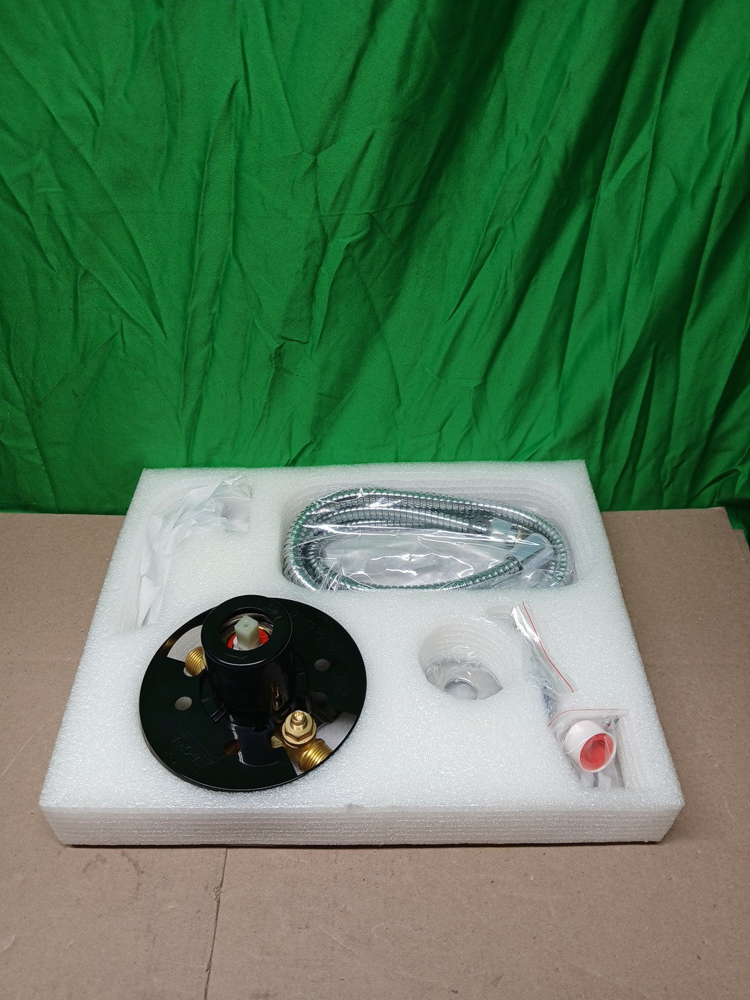 ELLO&ALLO 48-Spray Handheld Tub Shower Faucet w/ 5 in. Shower Head, Nickel