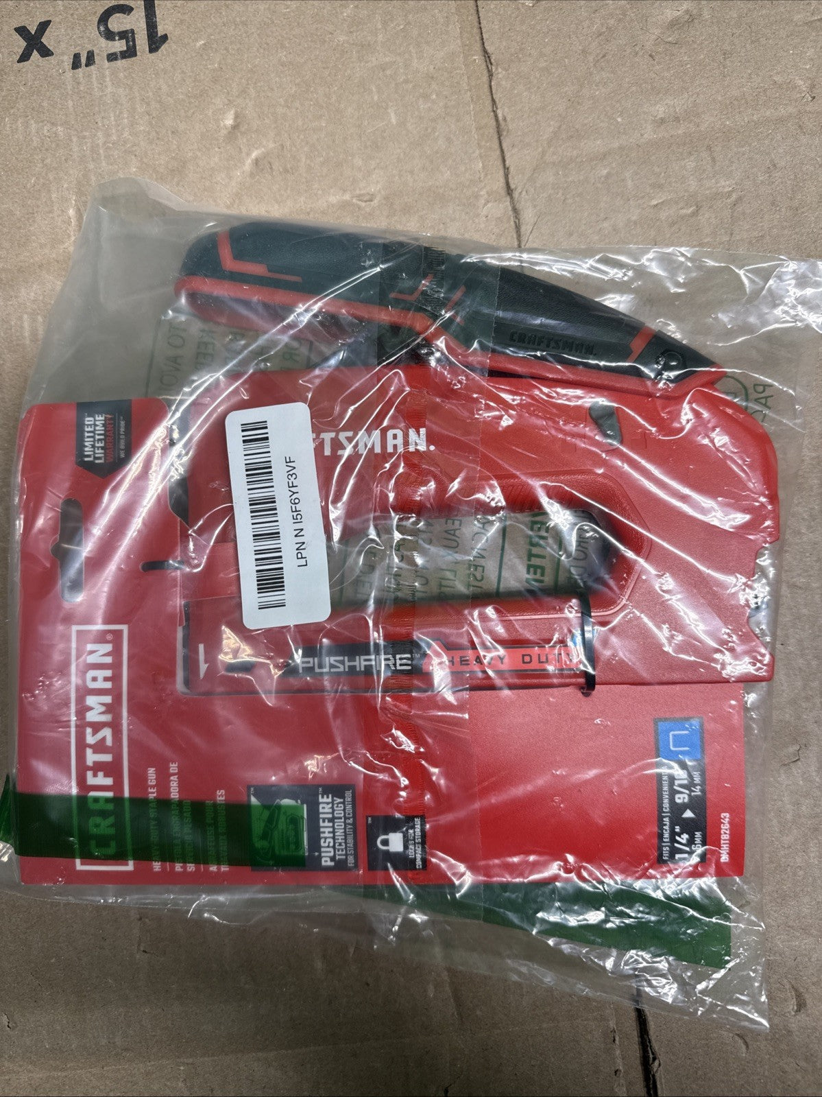 CRAFTSMAN Heavy Duty Reverse Squeeze Stapler (CMHT82643) Red