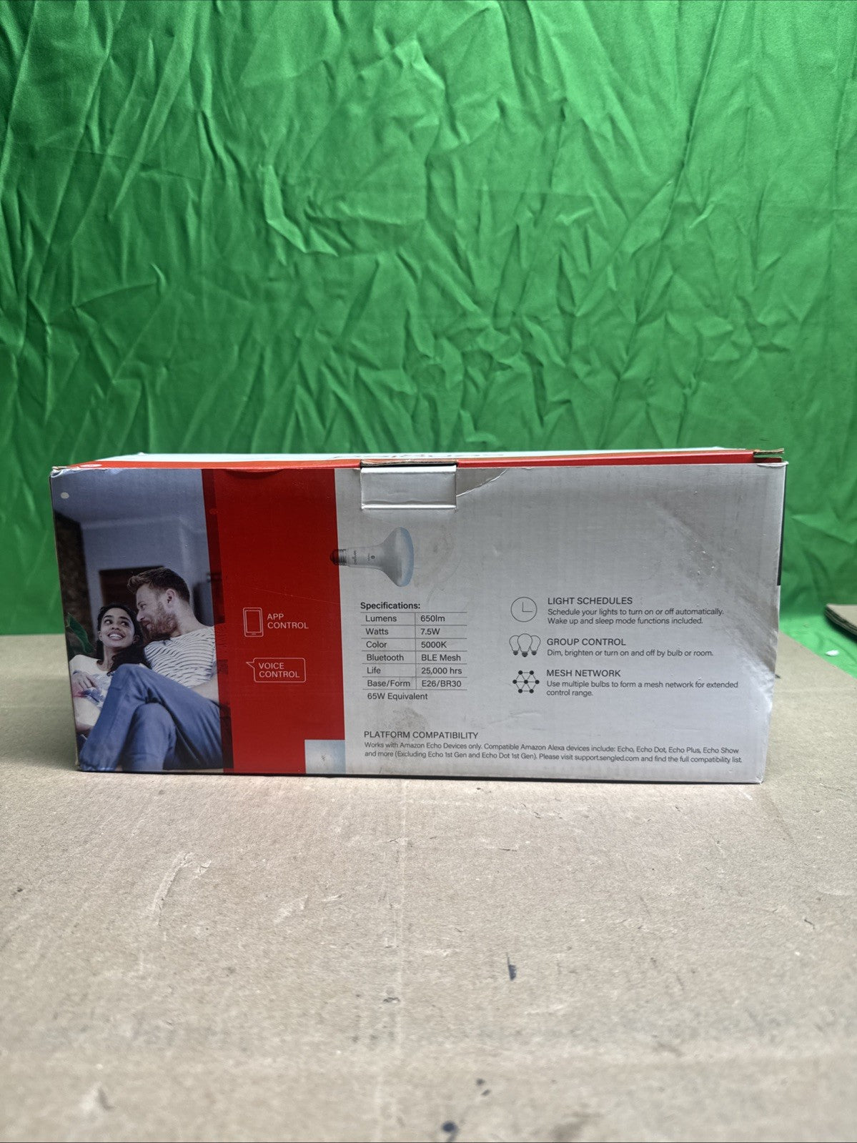 Sengled Alexa Light Bulb , Smart Light Bulbs Bluetooth Mesh 4 pk