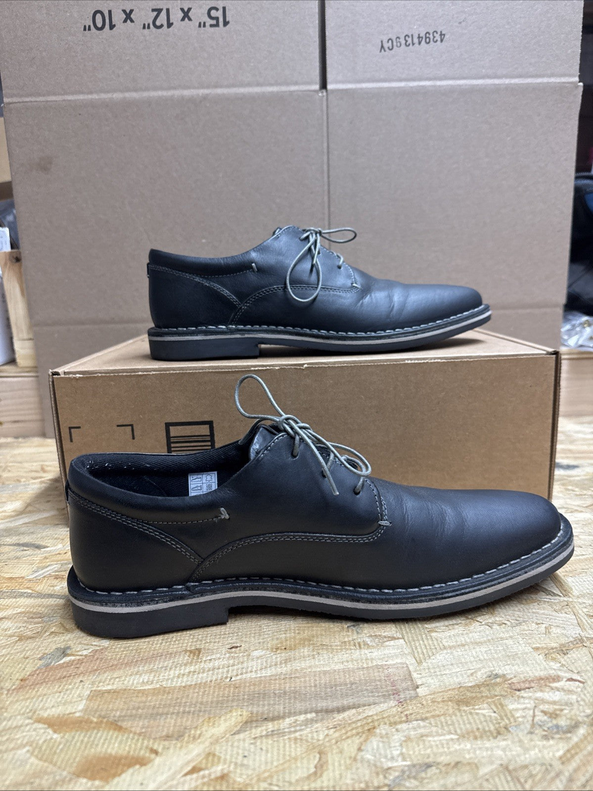 Steve Madden - Men's Harpoon Oxford Shoes, Black, Size 10.5