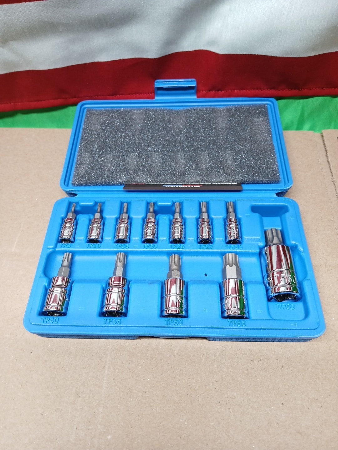 Neiko 10086A 6 Point Torx Plus Bit Socket Set, 1/4-Inch, One Size, Clear + Bits