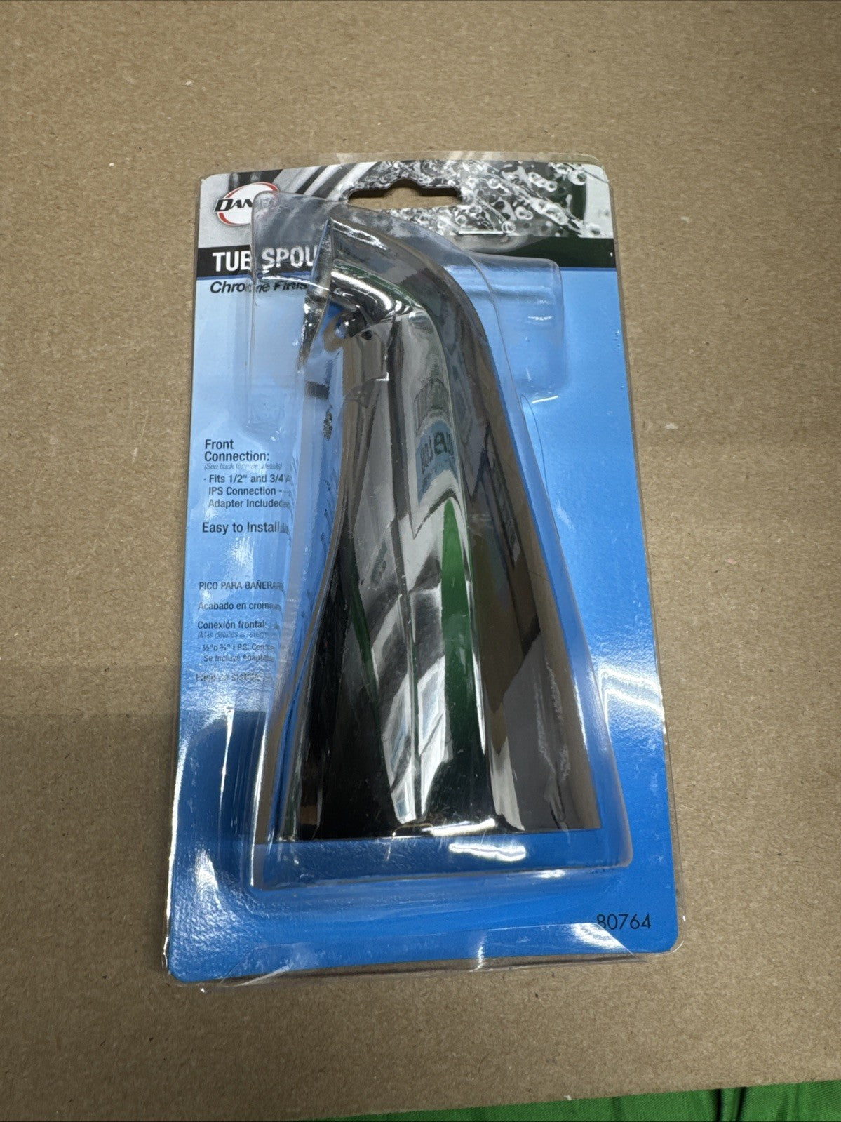 DANCO 80764 NON-DIVERTER TUB SPOUT IN CHROME 3PACK