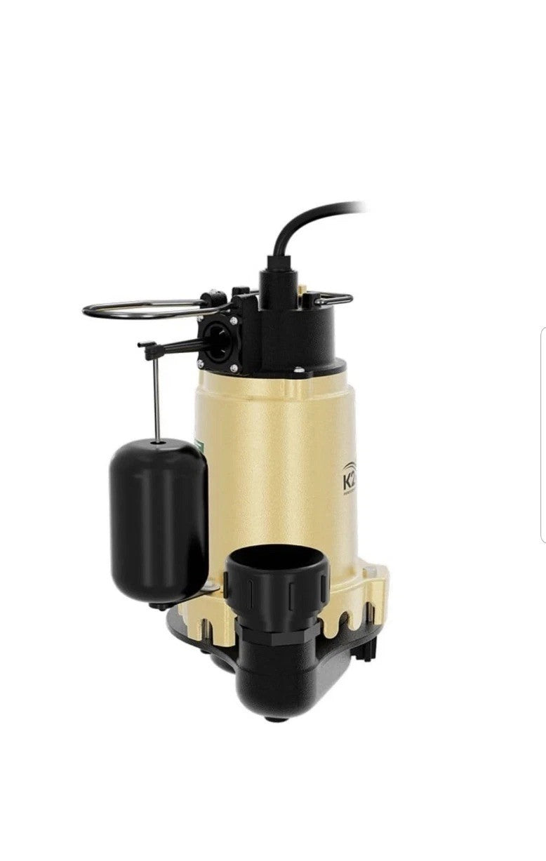 PRO 3/4 HP Heavy-Duty Cast Iron Sump Pump w/Snap Action Switch