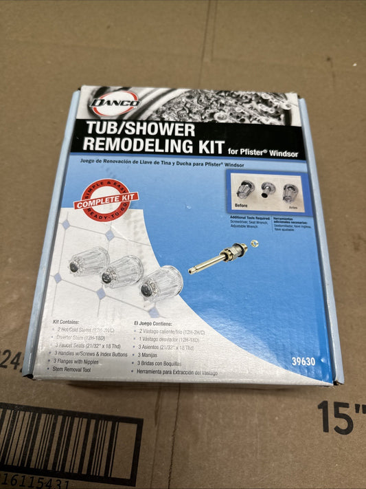 Danco Tub & Shower Remodeling Kit For Pfister Windsor 39630 Complete Kit