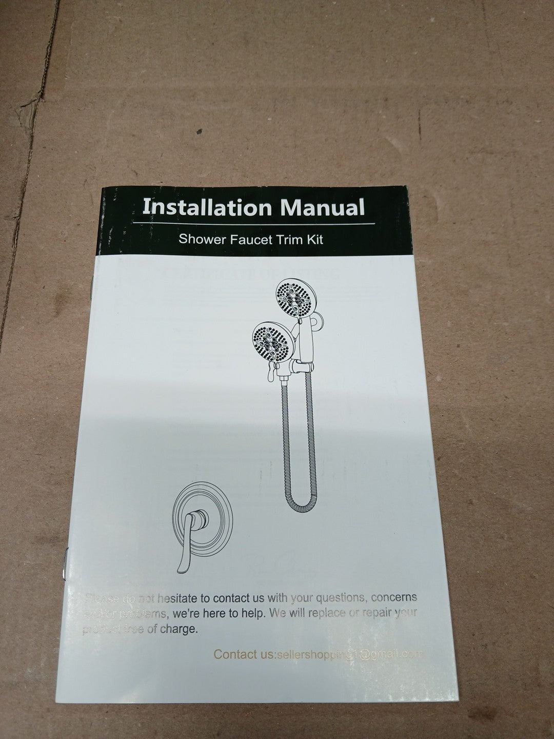 ELLO&ALLO 48-Spray Handheld Tub Shower Faucet w/ 5 in. Shower Head, Nickel