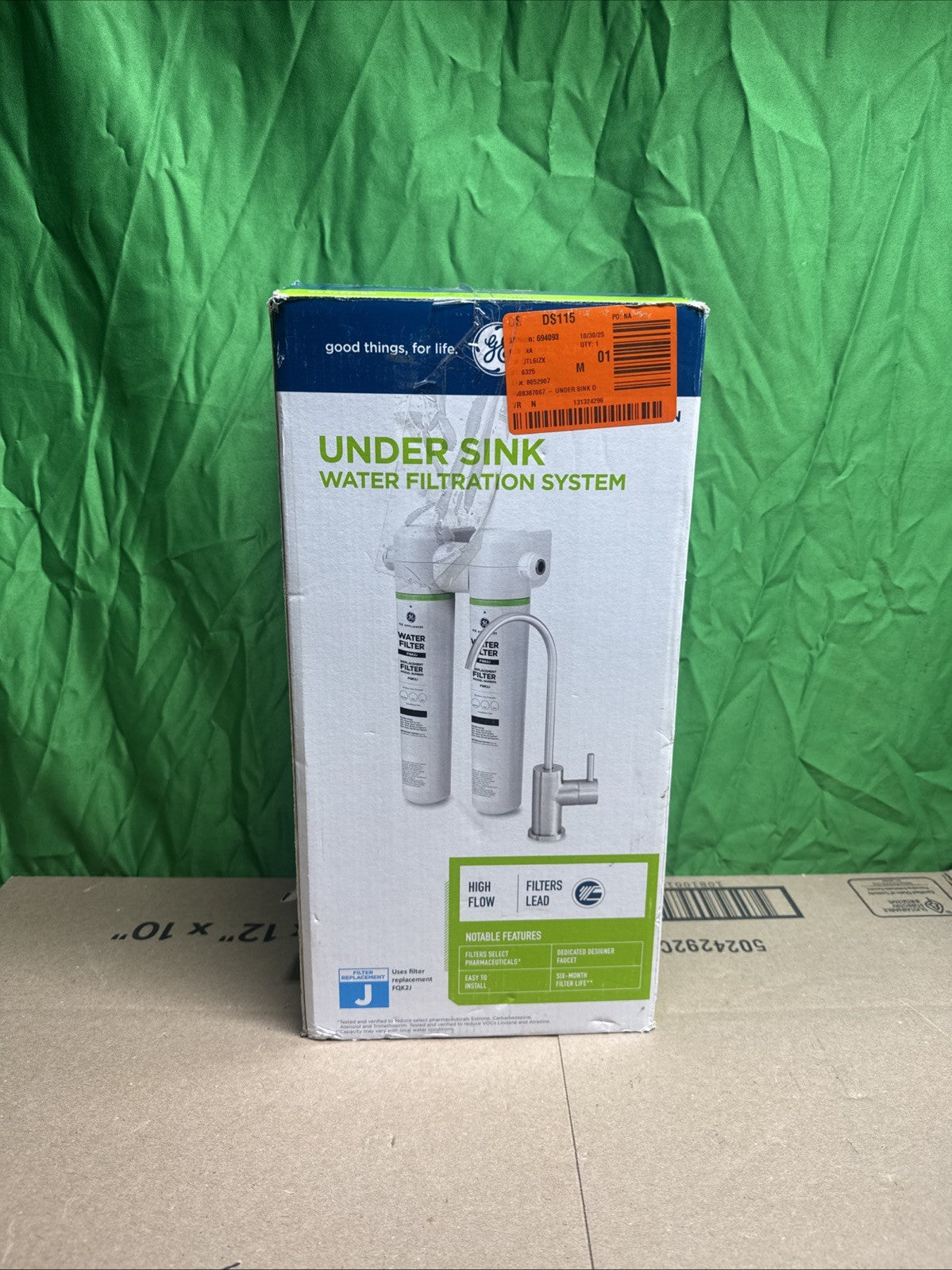 GE GXK255TBN Under Sink Dual Water Filtration System