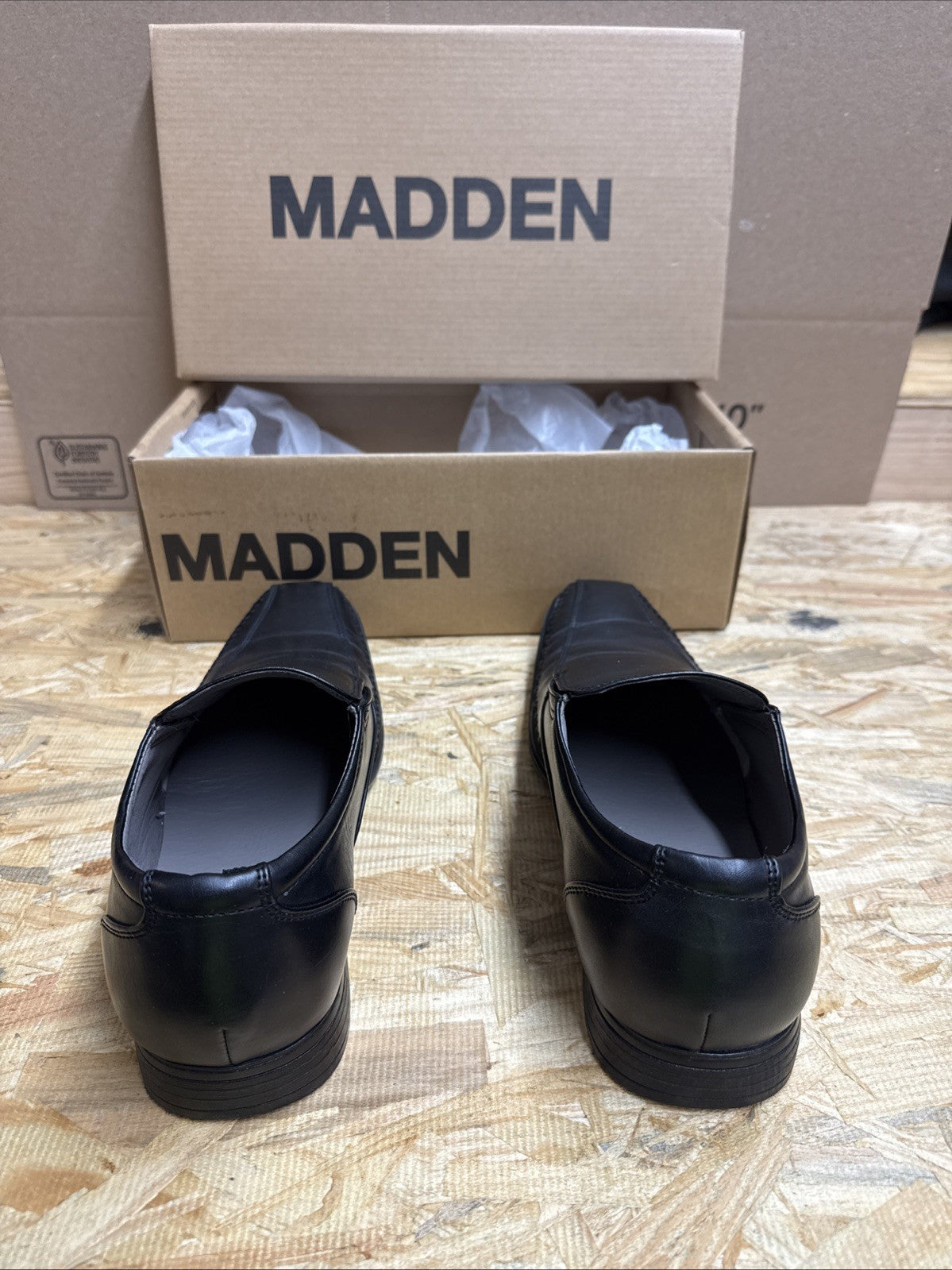 Man's Dress Shoes Steve Madden Trace Slip Size 9 US