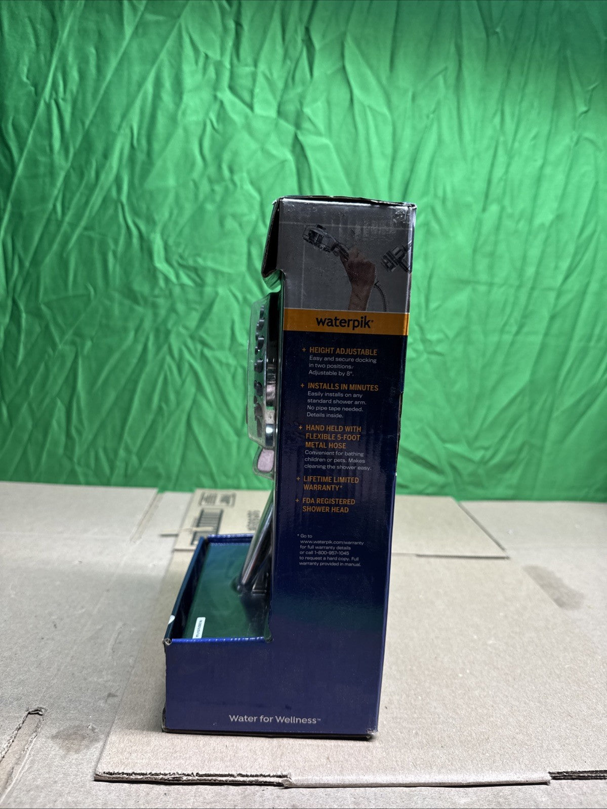 NOB Dualdock Multi-height 7spray wallmount handheld showerhead