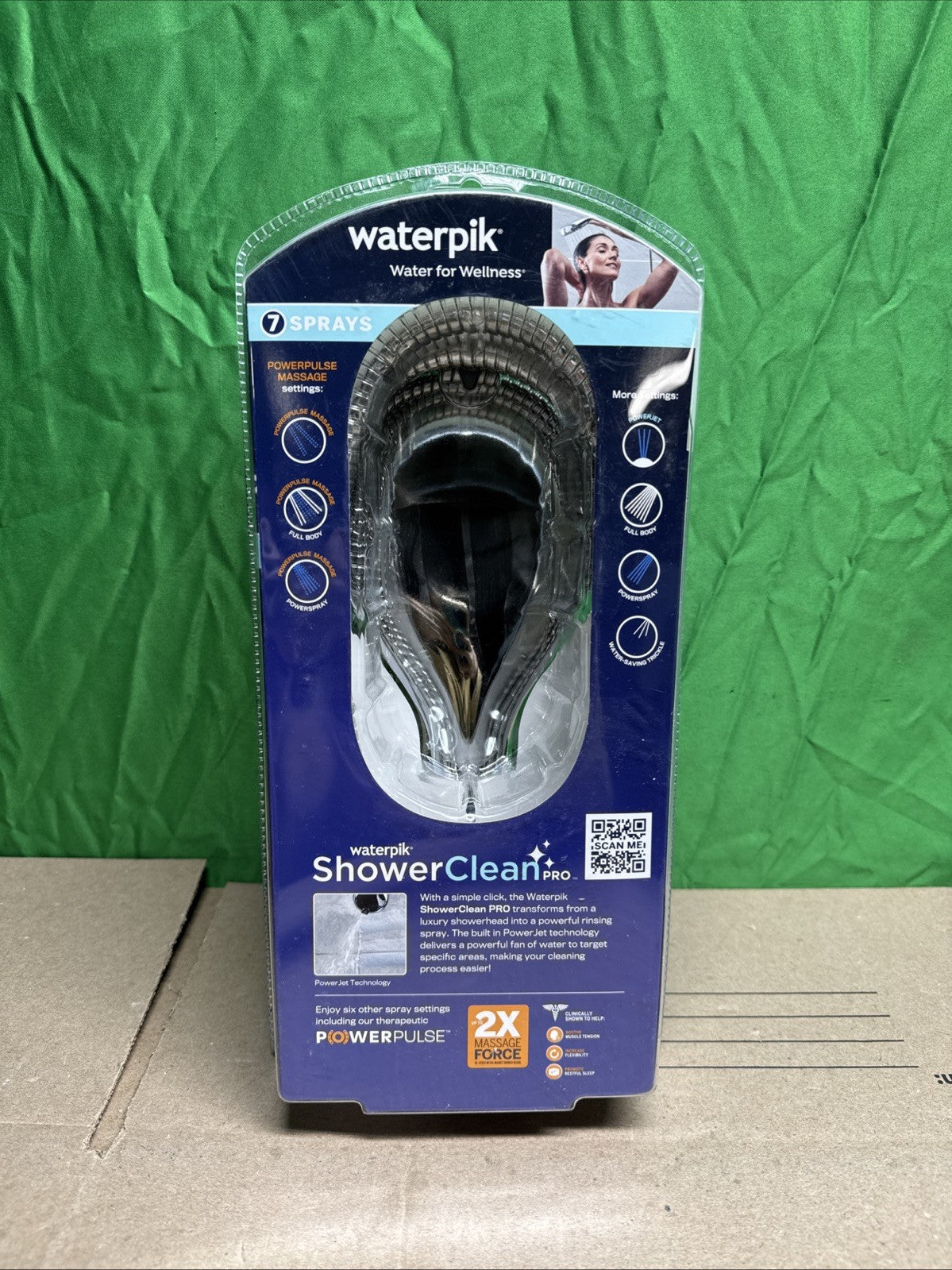 7-Spray Patterns w/ 1.8 GPM 4.75" Wall Mount Adjust Handheld Shower Head, Chrome