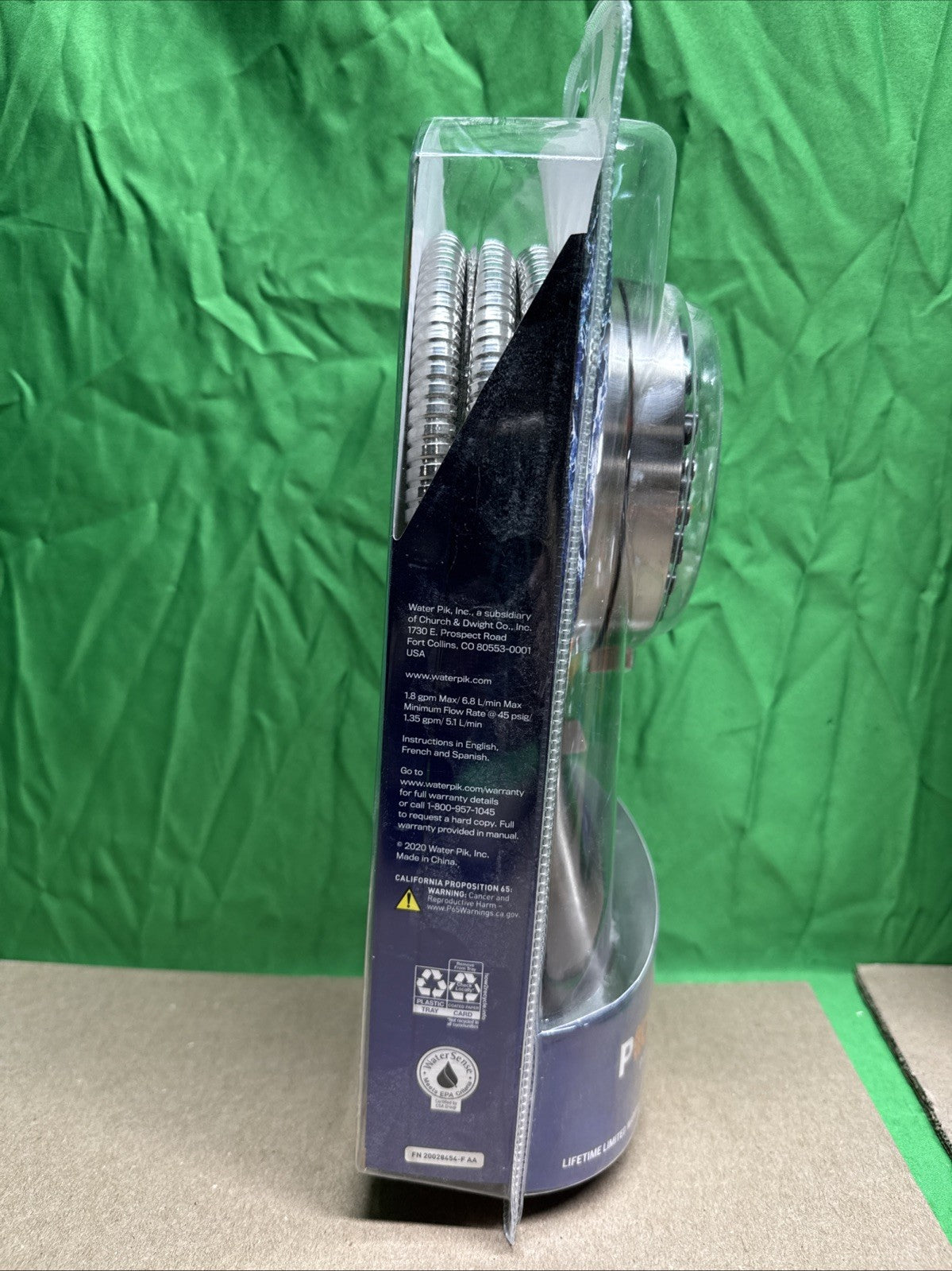 6-Spray Wall Mount Handheld Shower Head 1.8 GPM in Brushed Nickel