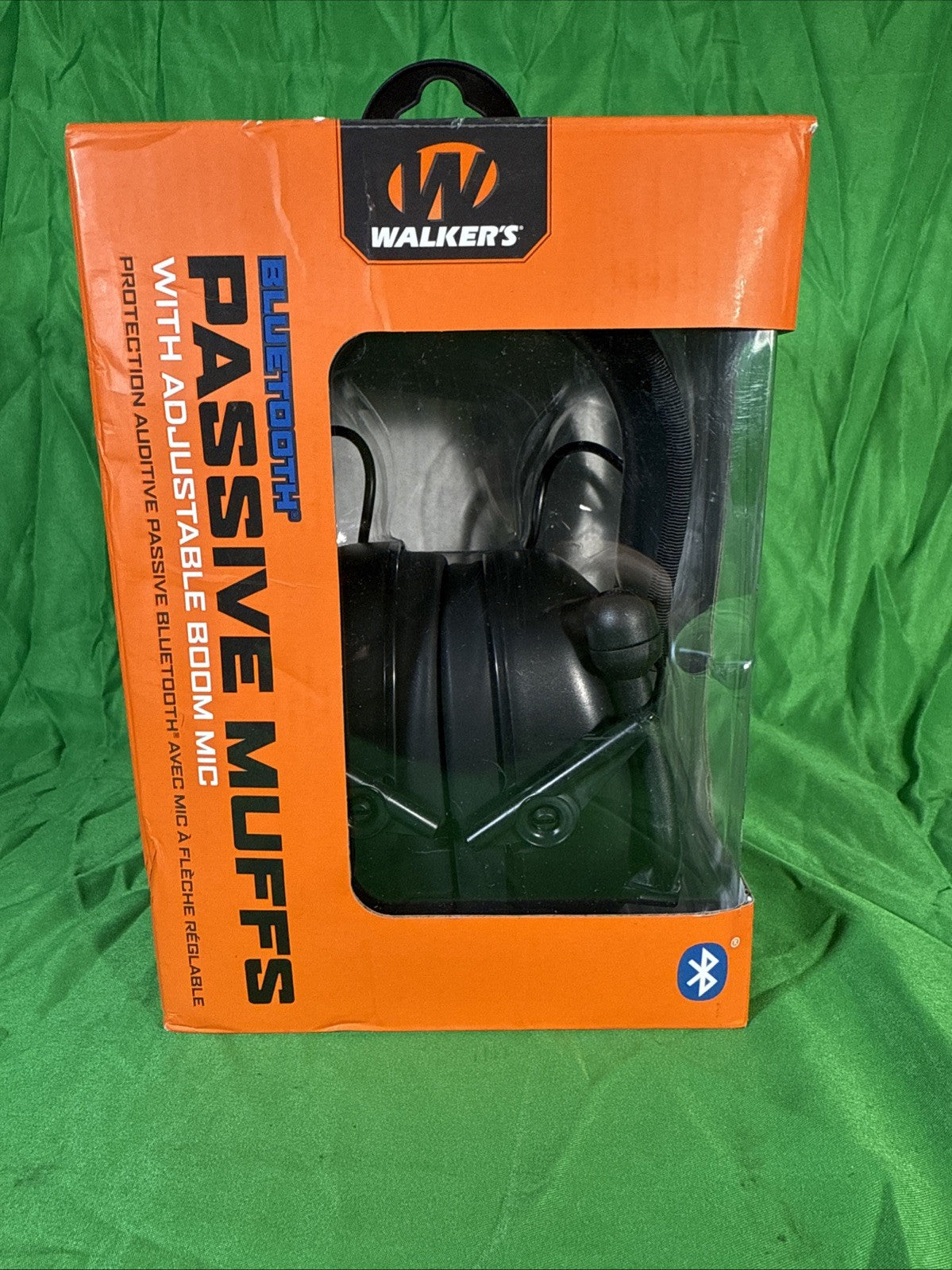 Walker's Bluetooth Passive Protection Muff CVC Noise Cancellation Clear