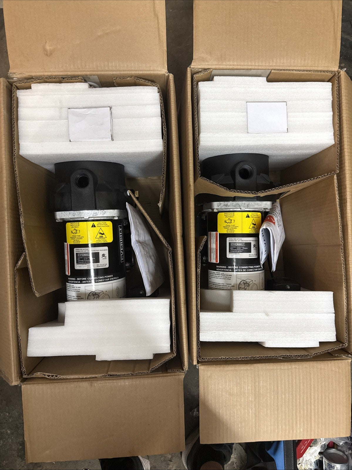 Everbilt 1/2 HP Shallow Well Jet Pump 1011677535 NOB