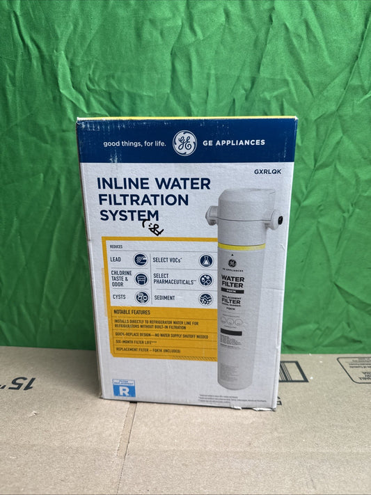 GE In-line Water Filtration System for Refrigerators or Icemakers GXRLQK