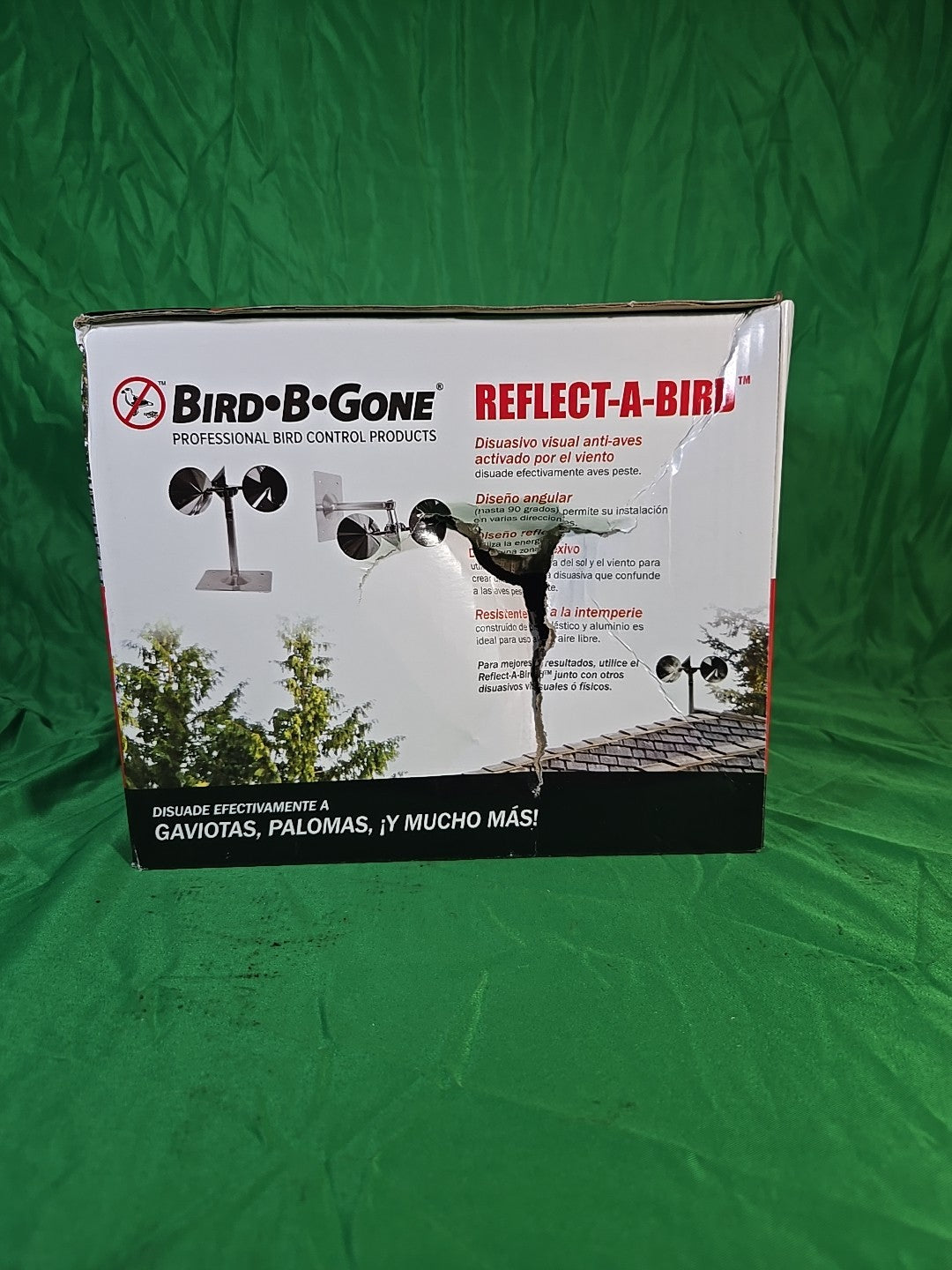 Bird B Gone Reflect-A-Bird Wind Spinner, Bird Deterrent Devices Outdoor