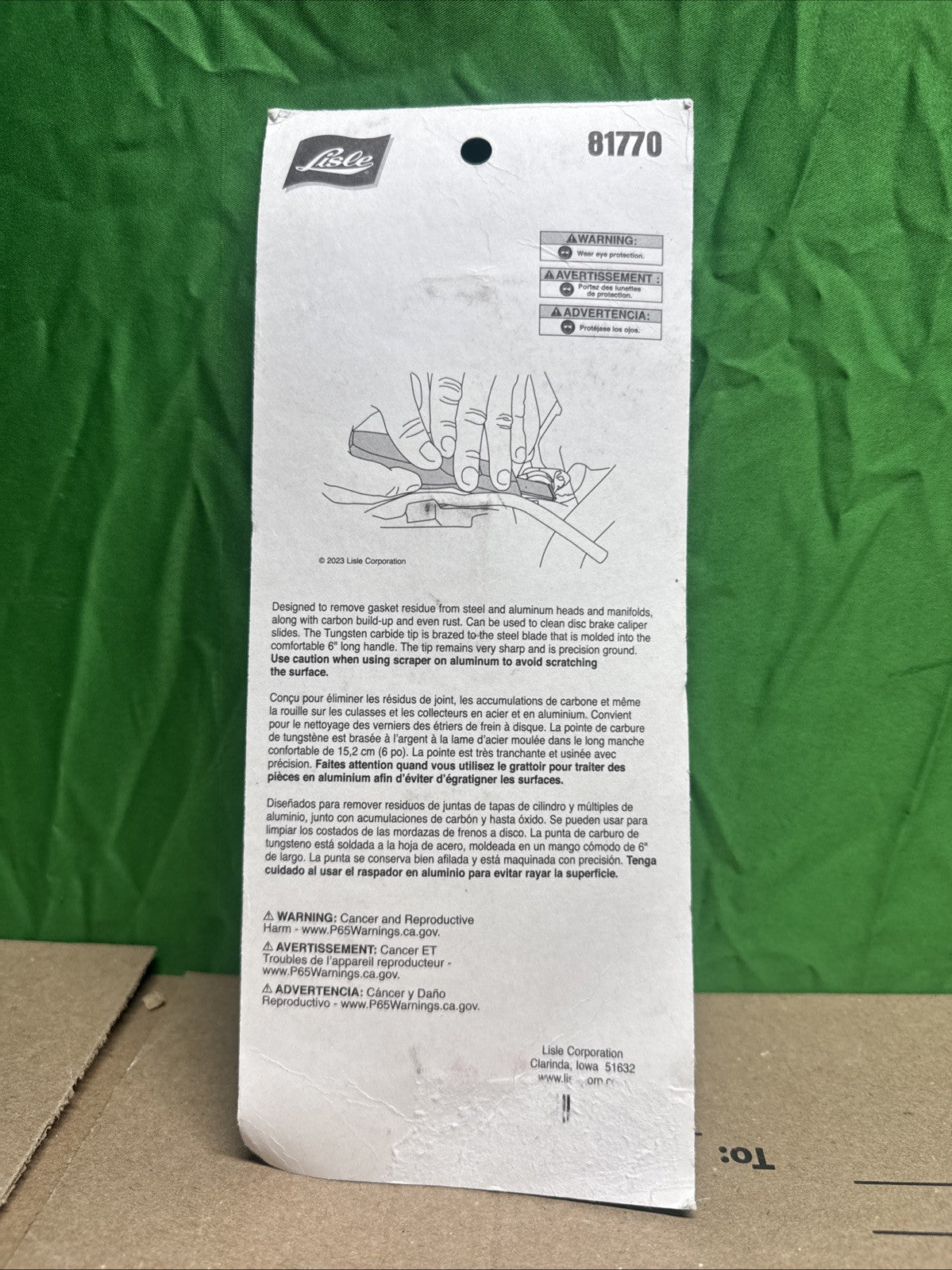 81770 Carbide Scraper 5/8"