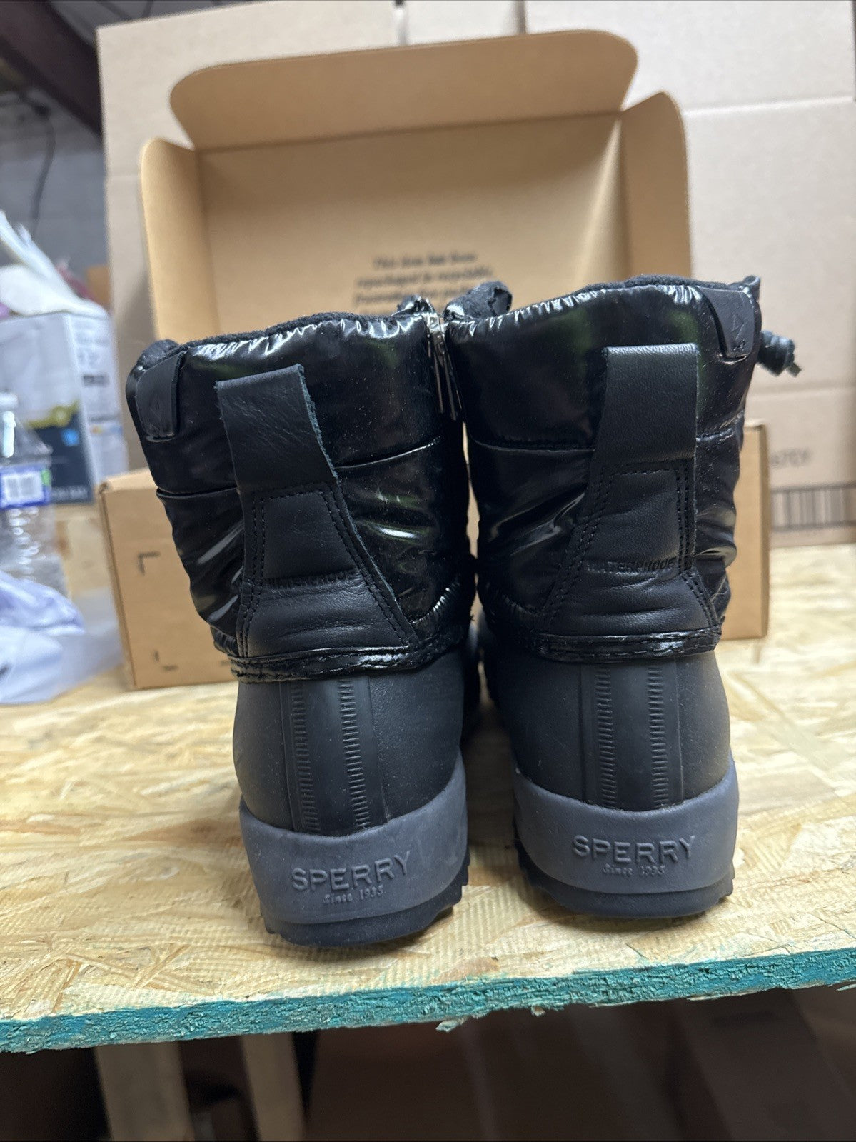 Sperry Women's Sperry, Maritime Repel Nylon Boot Black - 10