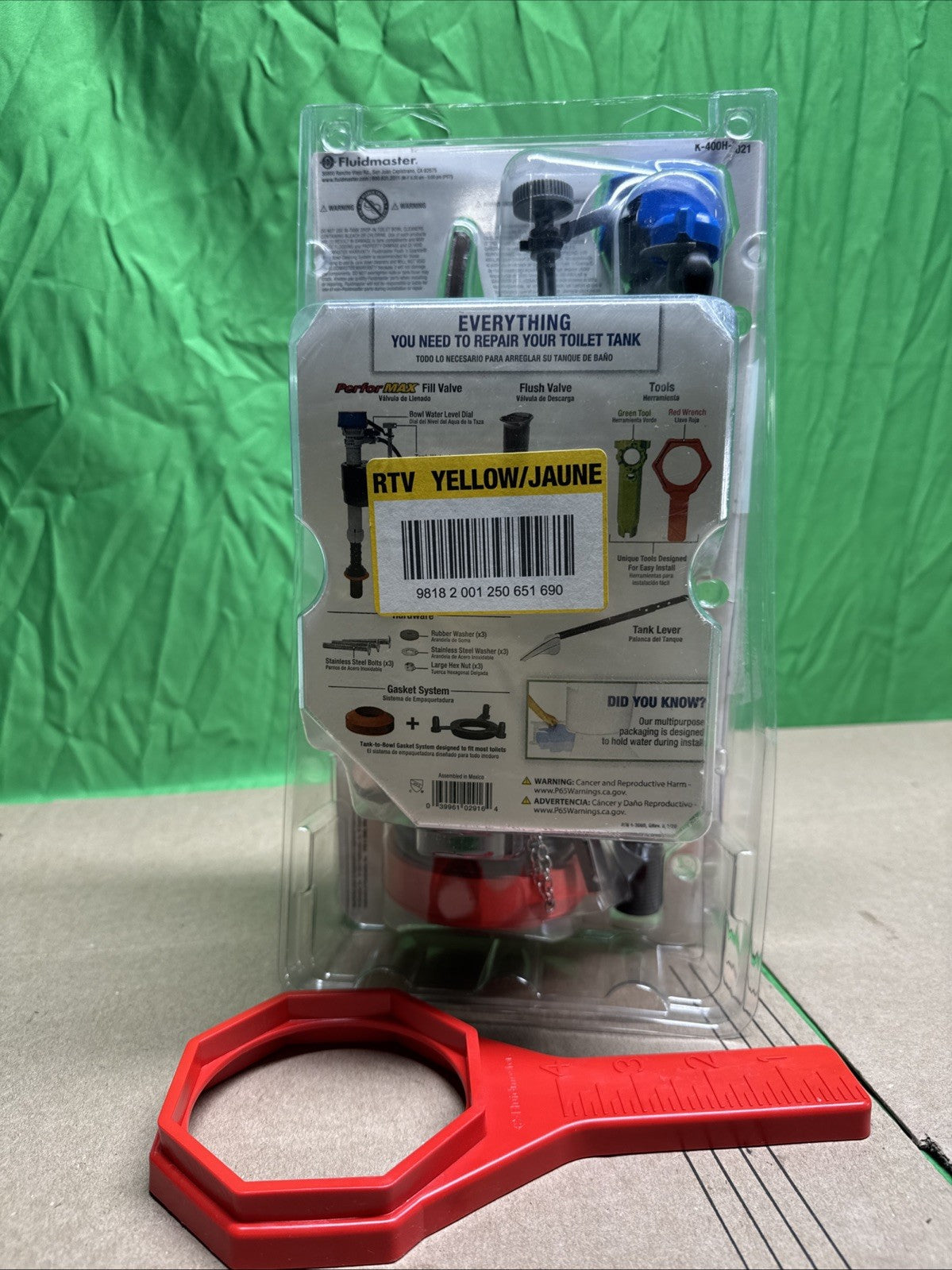 Fluidmaster Universal Complete Toilet Kit   #K-400H-021..