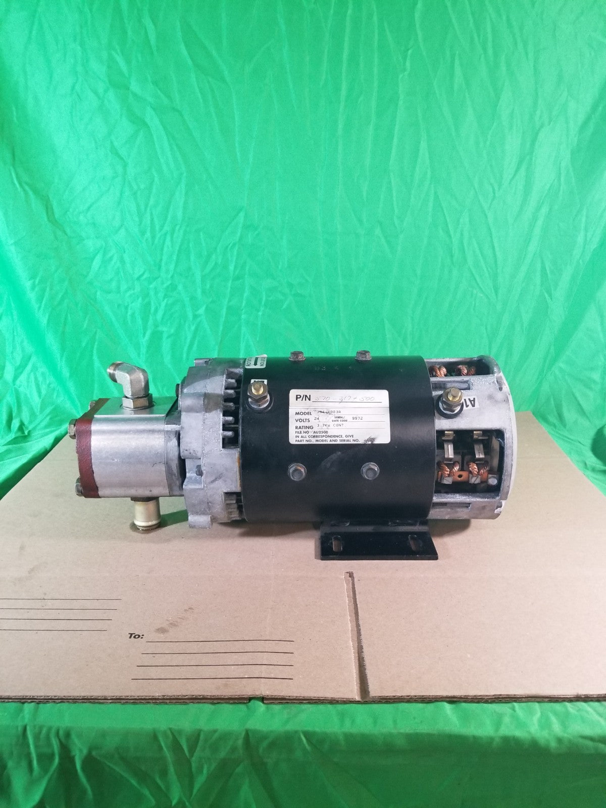Raymond Electric Forklift Motor DC LIFT 24V 570-317-500