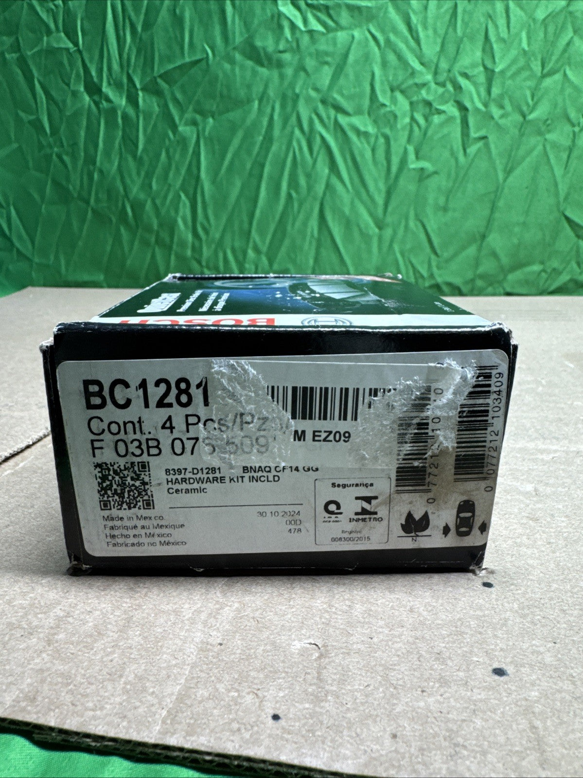 Brake Pads (Rear) Fits Select Acura MDX,ZDX, Honda Odyssey, Pilot. Bosch#BC1281