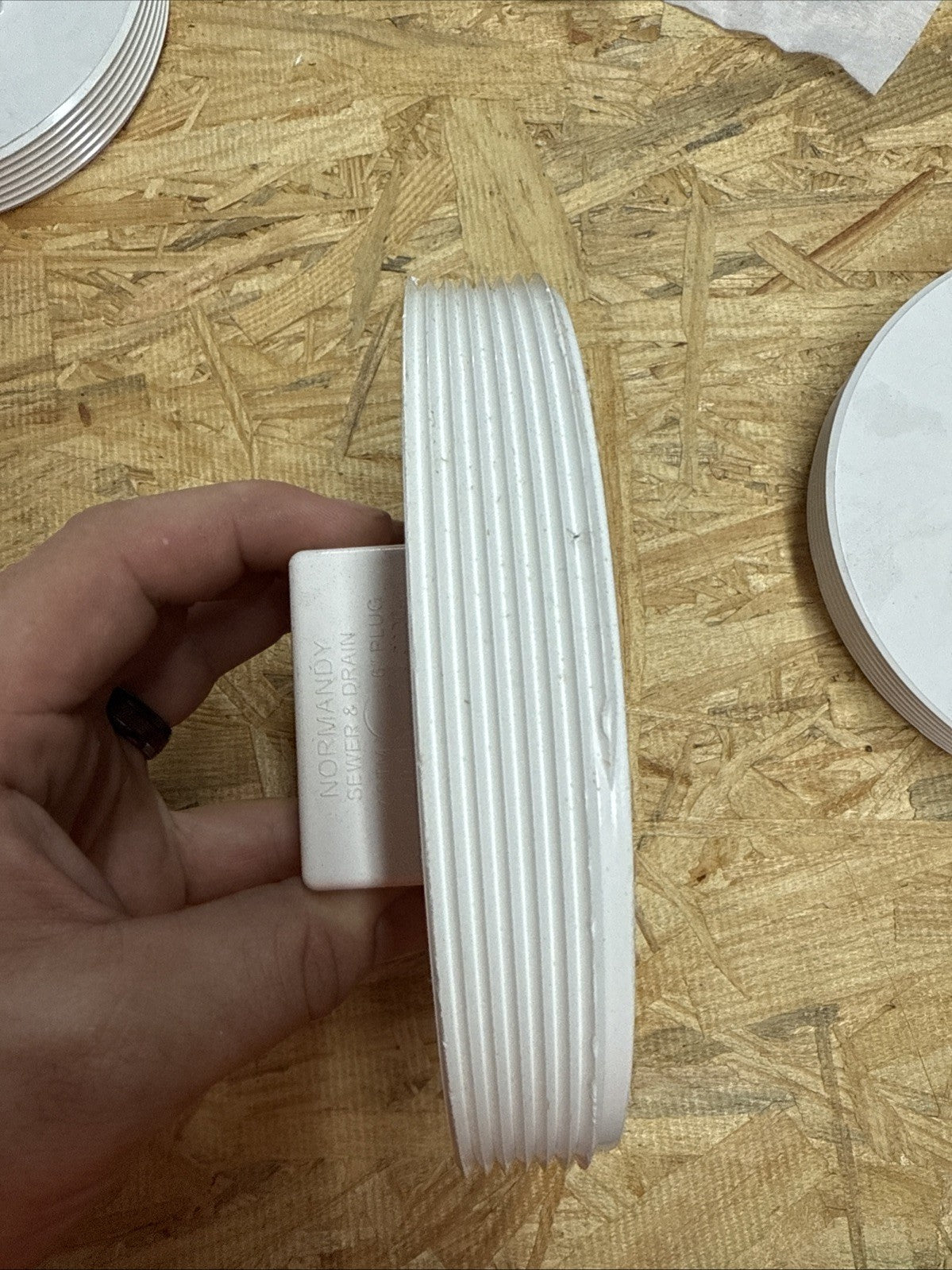 NDS PVC S&D Cleanout Plug, 6 in. MPT