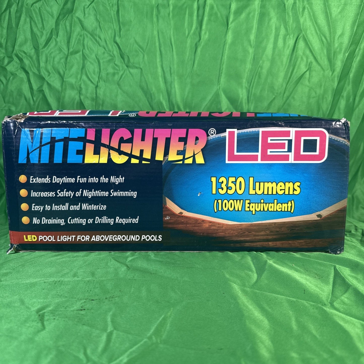 Led Pool Light, 1350 Lumens – Illuminates Aboveground Swimming Pools, Underwater