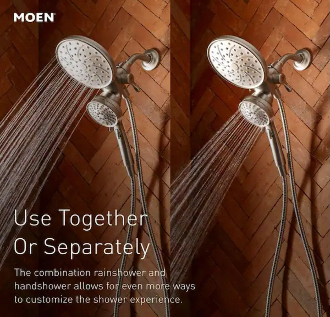 Moen 26000BRB 6-Spray 4" Hand Shower w/Magnetix in Mediterranean Bronze Finish