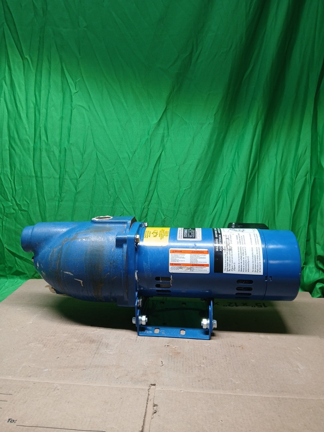 Everbilt 3/4 HP Cast Iron Shallow Well Jet Pump HDSWJ7 as is, Used Or For Parts