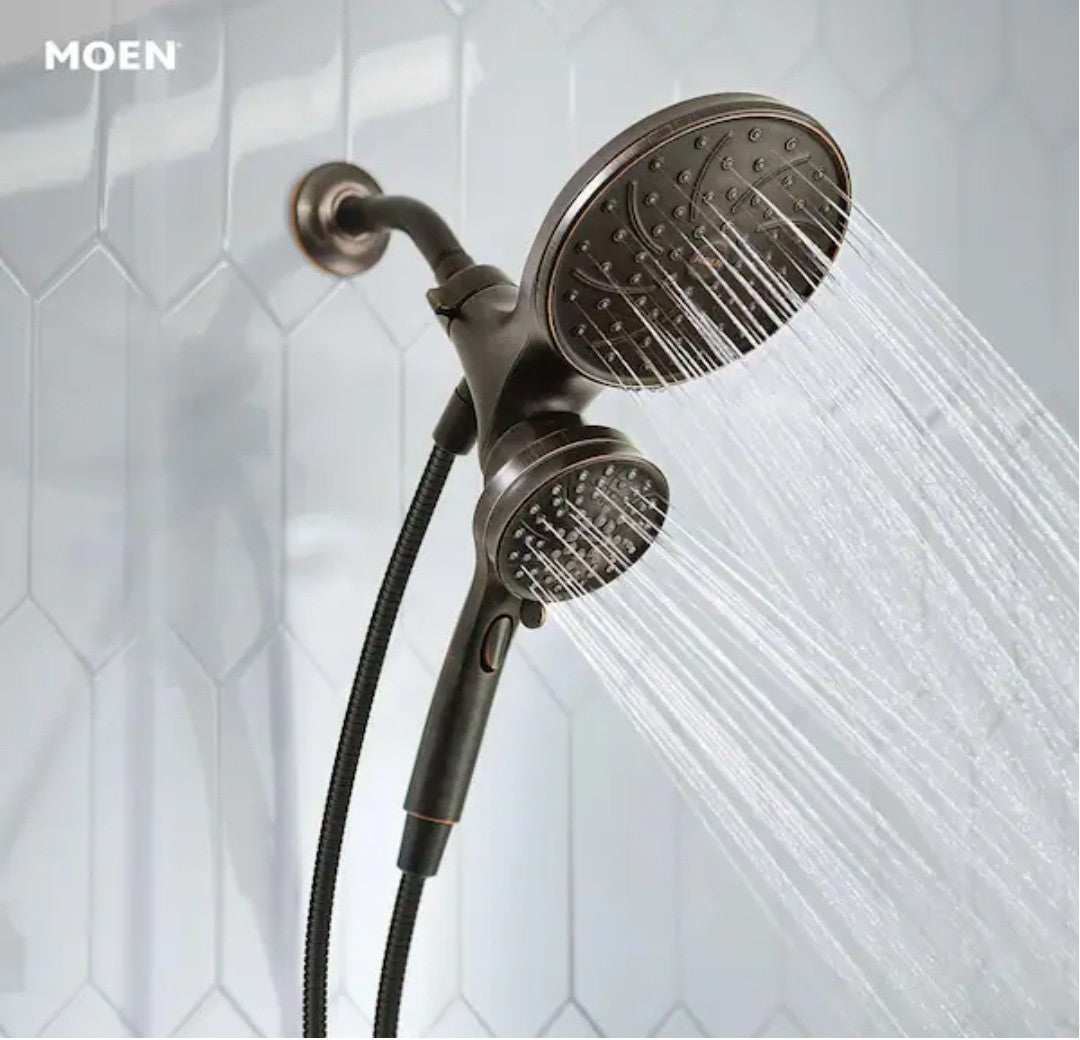 Moen 26000BRB 6-Spray 4" Hand Shower w/Magnetix in Mediterranean Bronze Finish