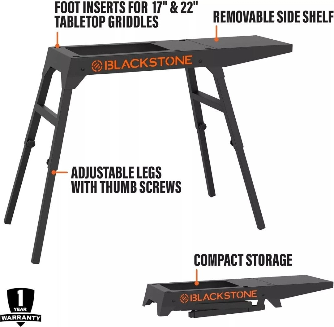 Blackstone Griddle Stand For 17 And 22 Tabletop Griddles Portable Adjustable ...
