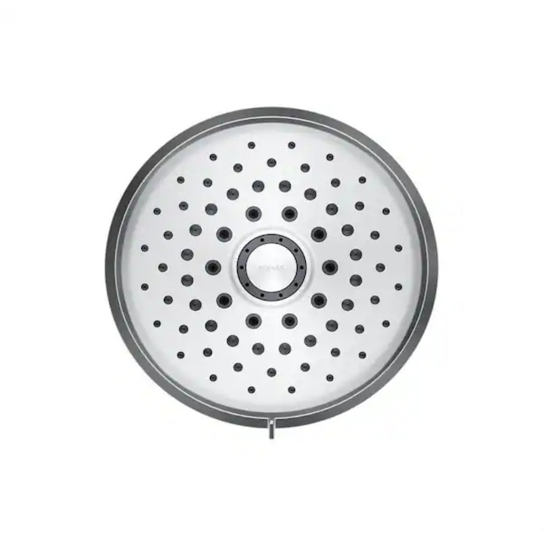 KOHLER Cursiva 3-Spray 6.75 in Wall Mount Fixed Showerhead Polished Chrome NOB