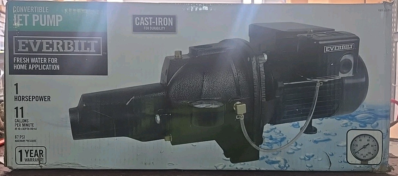 1 HP Convertible Jet Pump