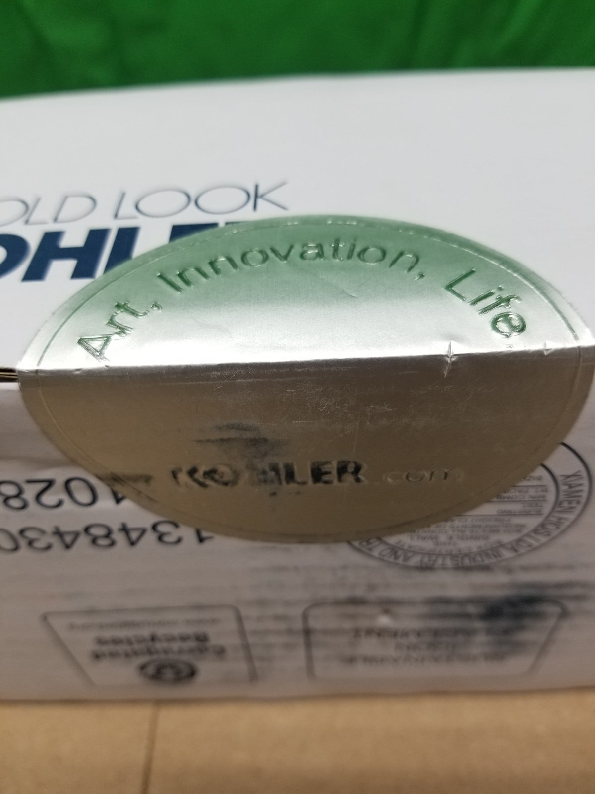 KOHLER Tone J-Hook Robe/Towel Hook in Vibrant Brushed Moderne Brass 27427-2MB