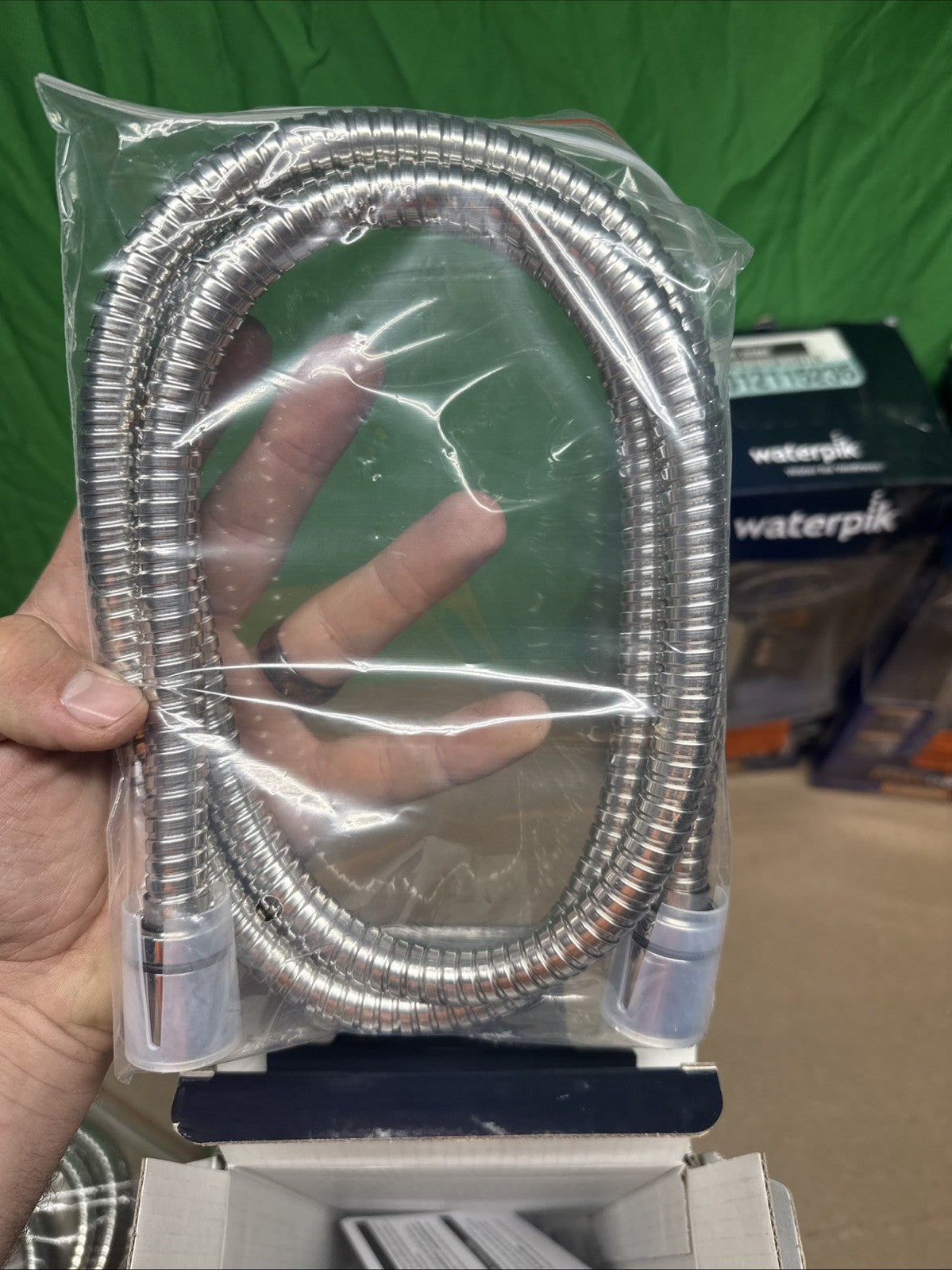 Waterpik 8-Spray Wall Mount Magnet Multi Height Handheld Shower Head 1.8 GPM