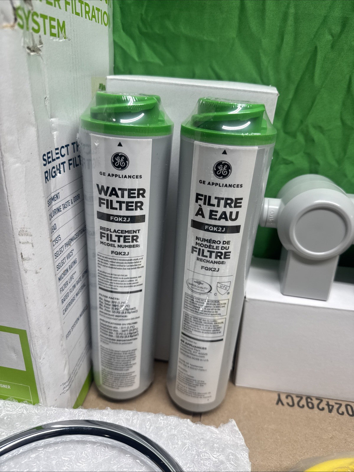 GE GXK255TBN Under Sink Dual Water Filtration System