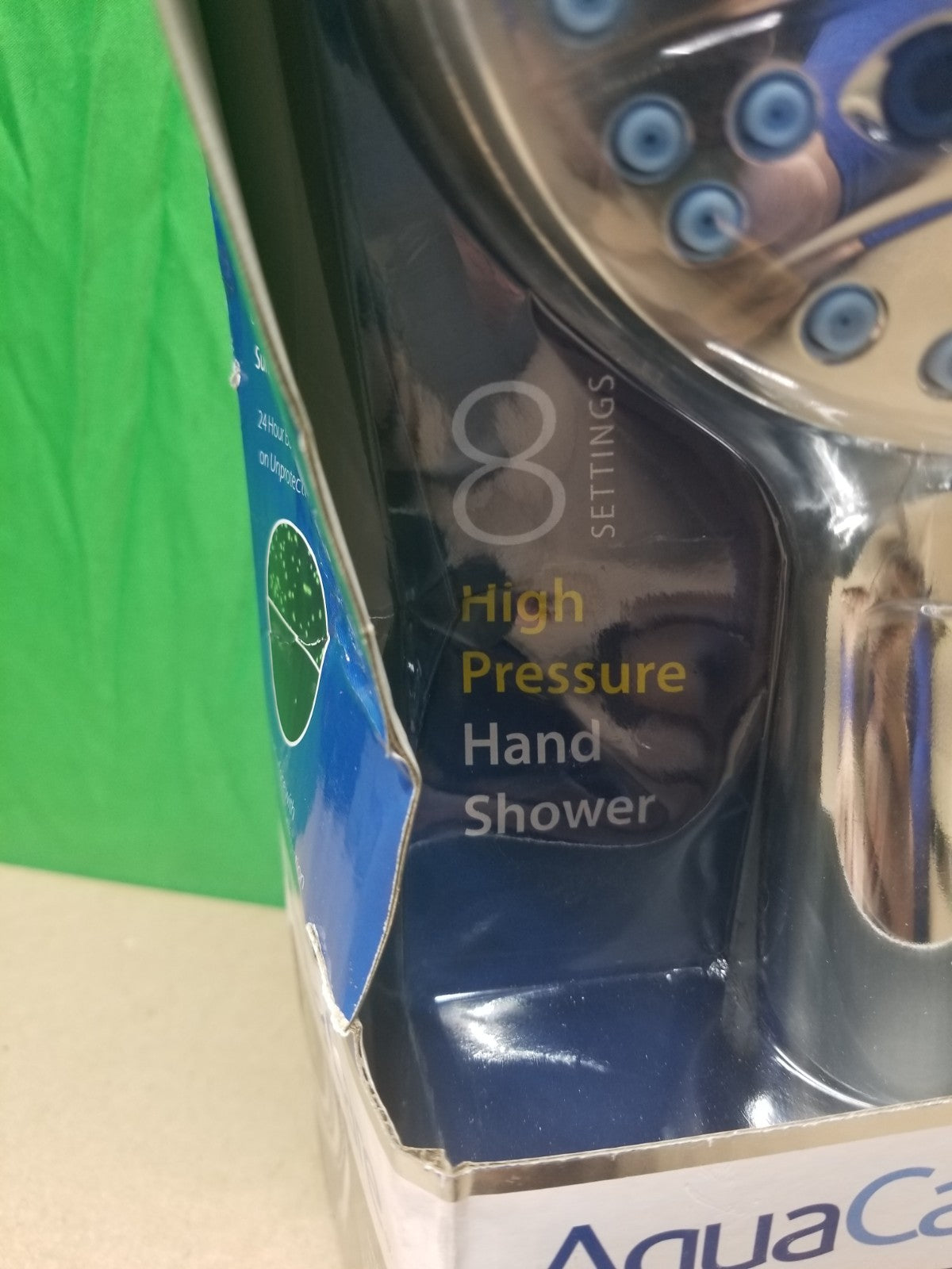 8-Spray Patterns 2.5 GPM 4.5 in. Wall Mounted Dual Shower Head New Rough Box