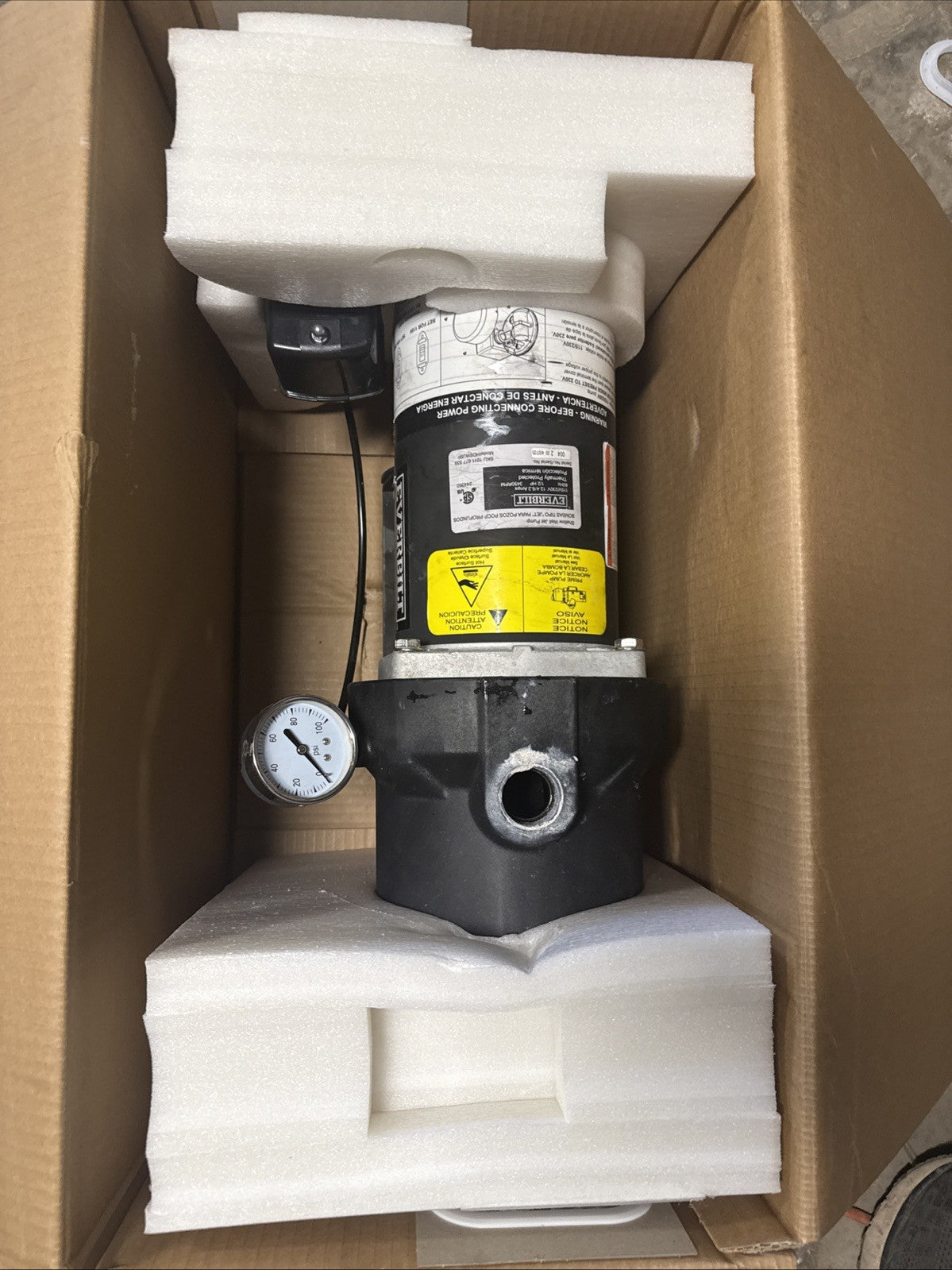 Everbilt Shallow Well Jet Pump Plastic 3/4HP HDSWJ7P For Parts