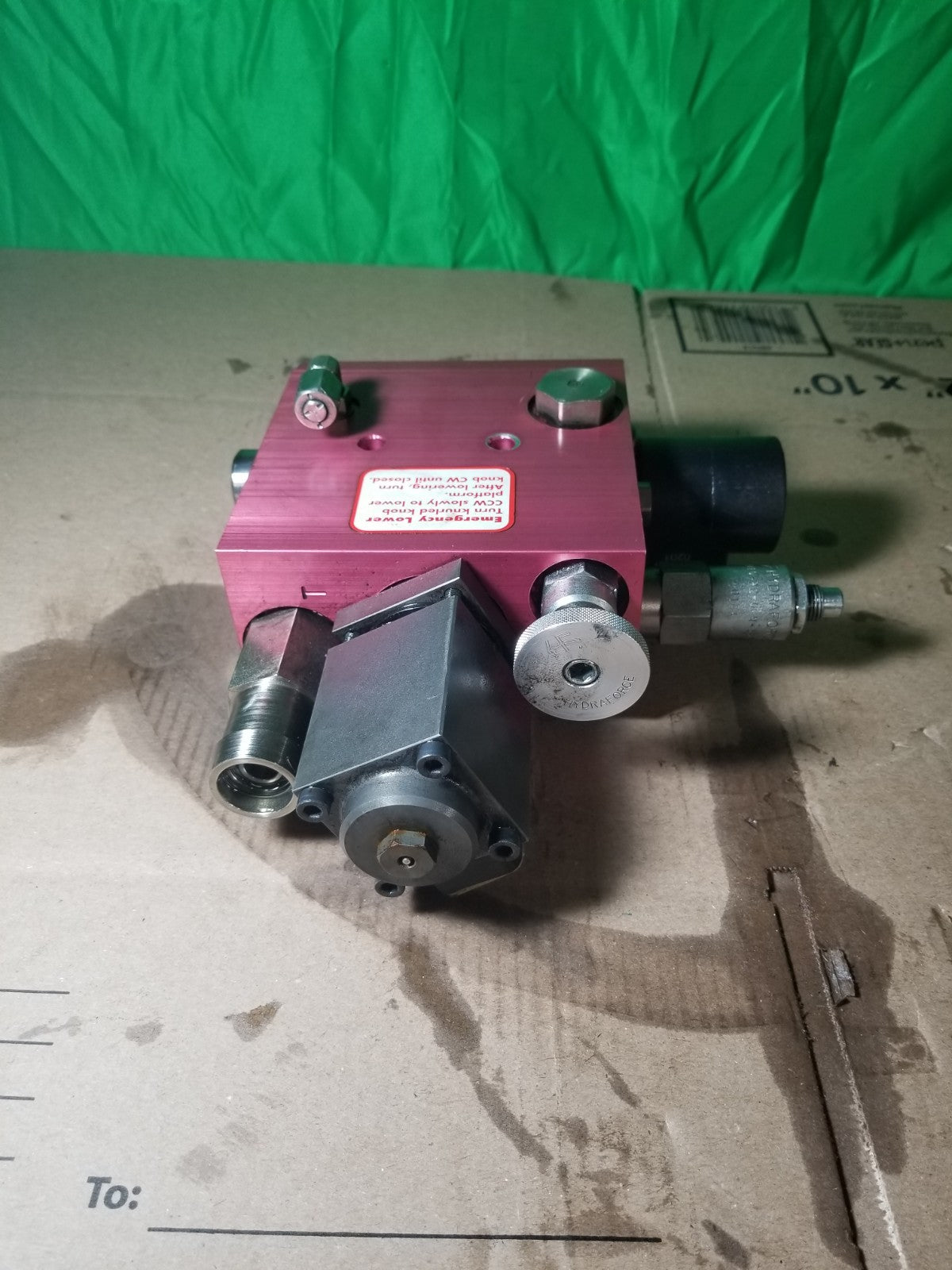 Raymond Lift Lower Valve Manifold 520-872/100 EASI-OPC30TT