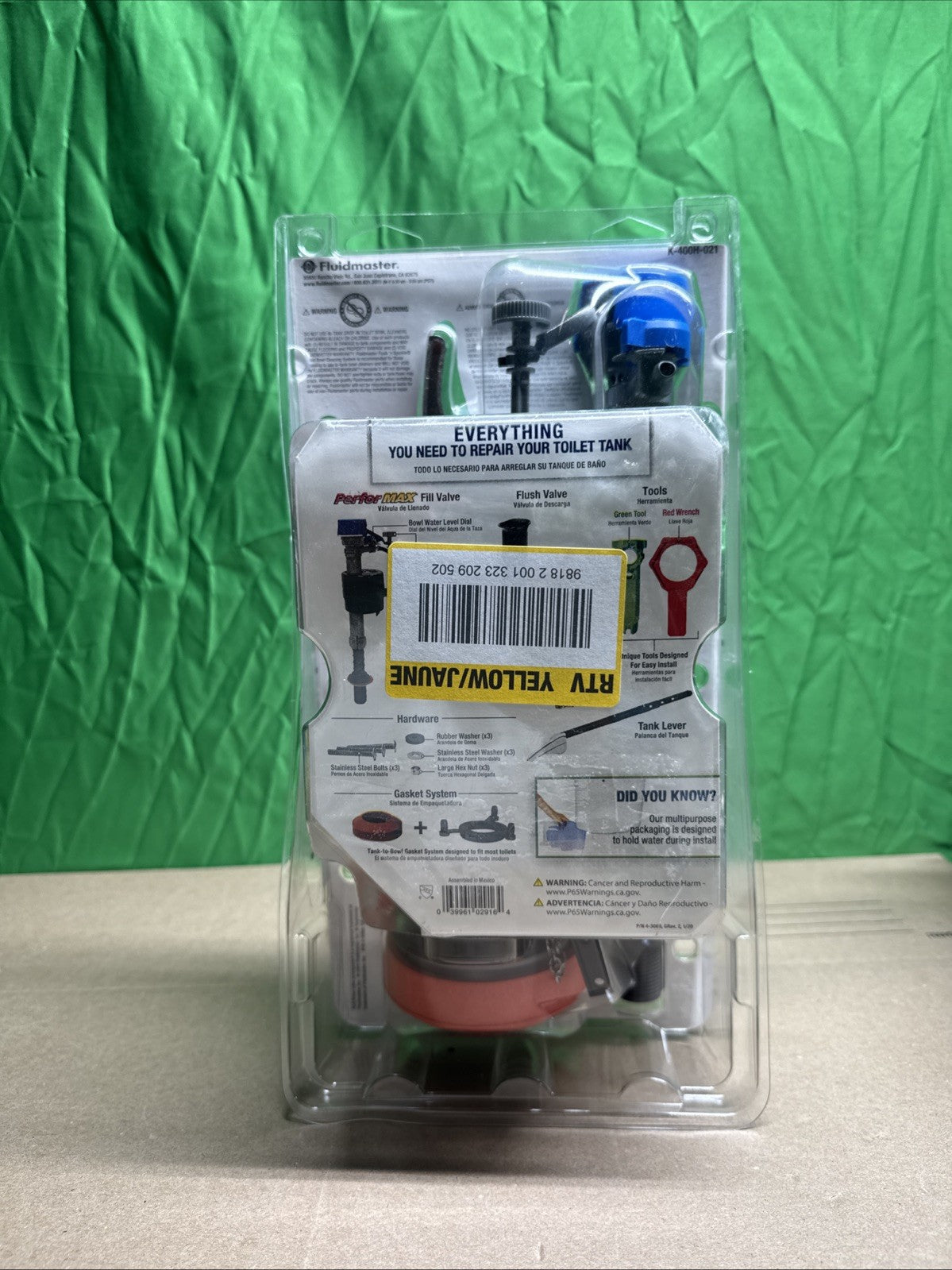 Fluidmaster Universal Complete Toilet Kit   #K-400H-021