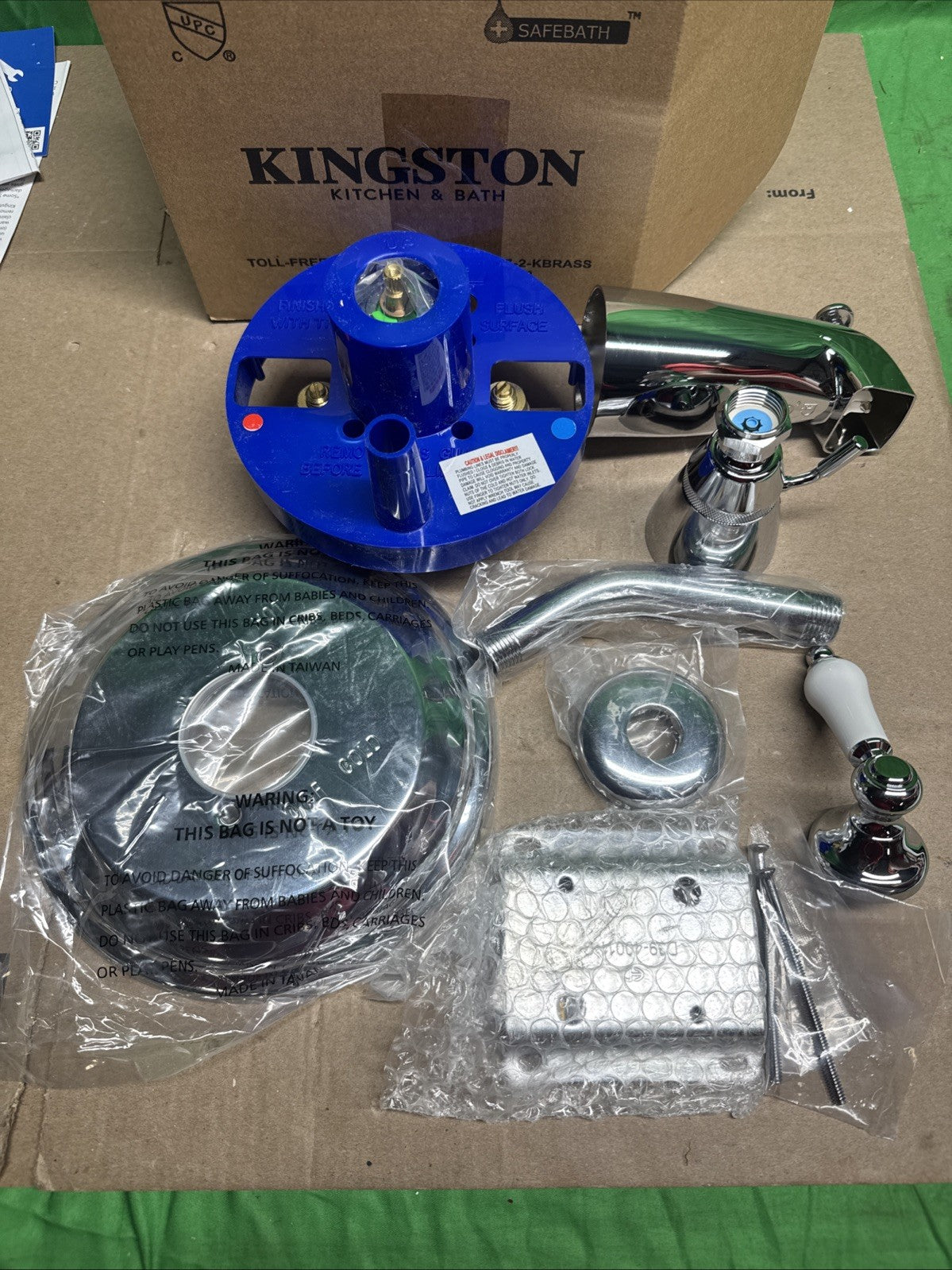 Kingston Brass KB3631AX Single-Handle Tub and Shower Faucet/ Chrome