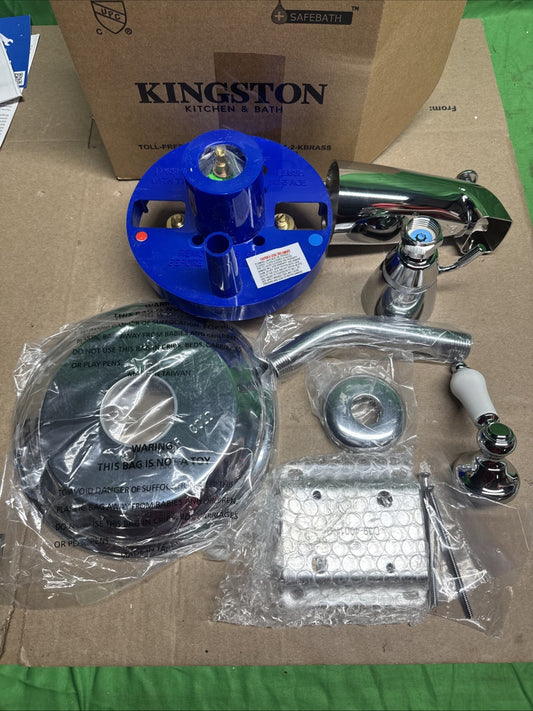 Kingston Brass KB3631AX Single-Handle Tub and Shower Faucet/ Chrome